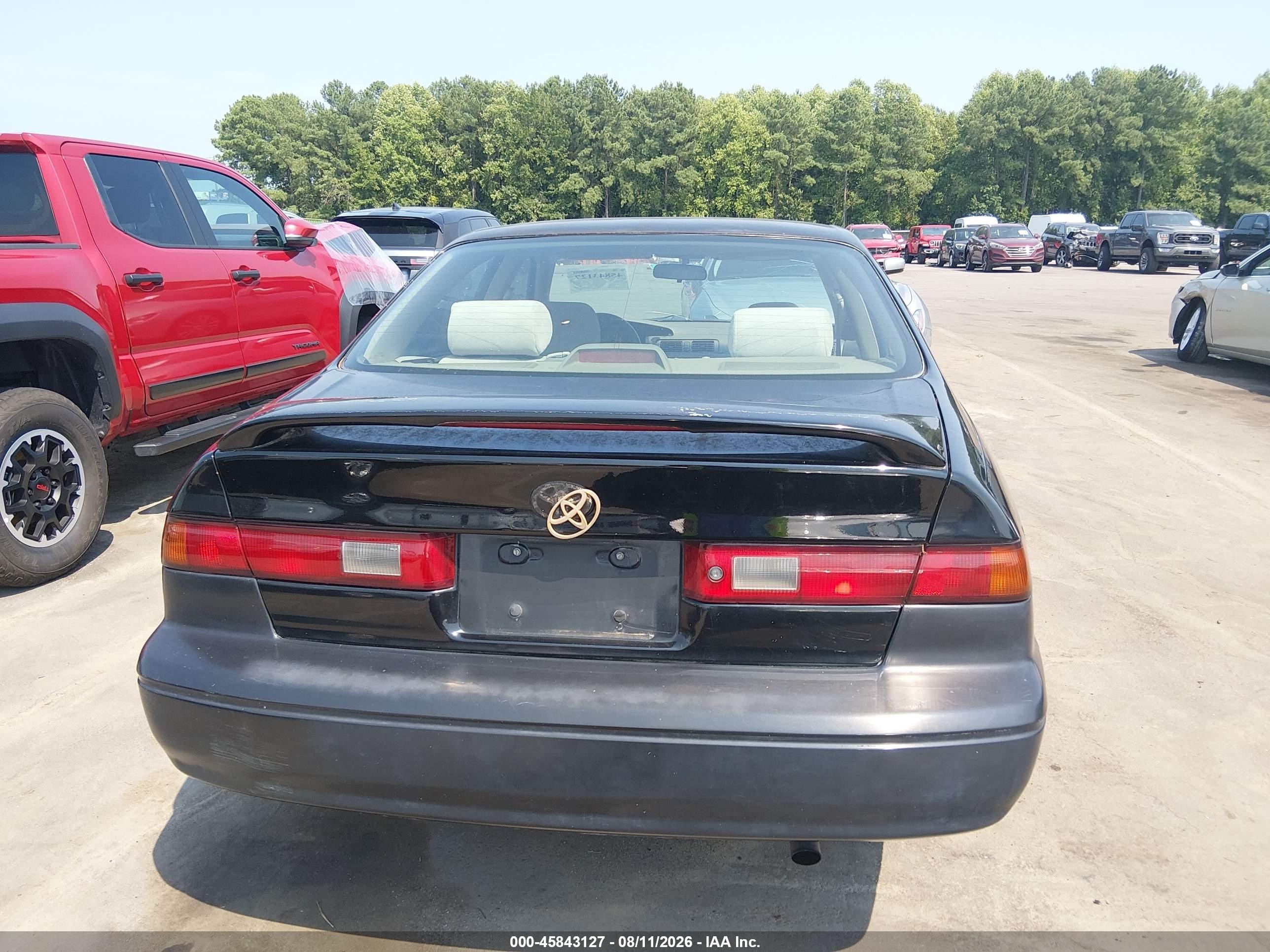 1999 Toyota Camry Le Black vin: 4T1BG22K9XU615630