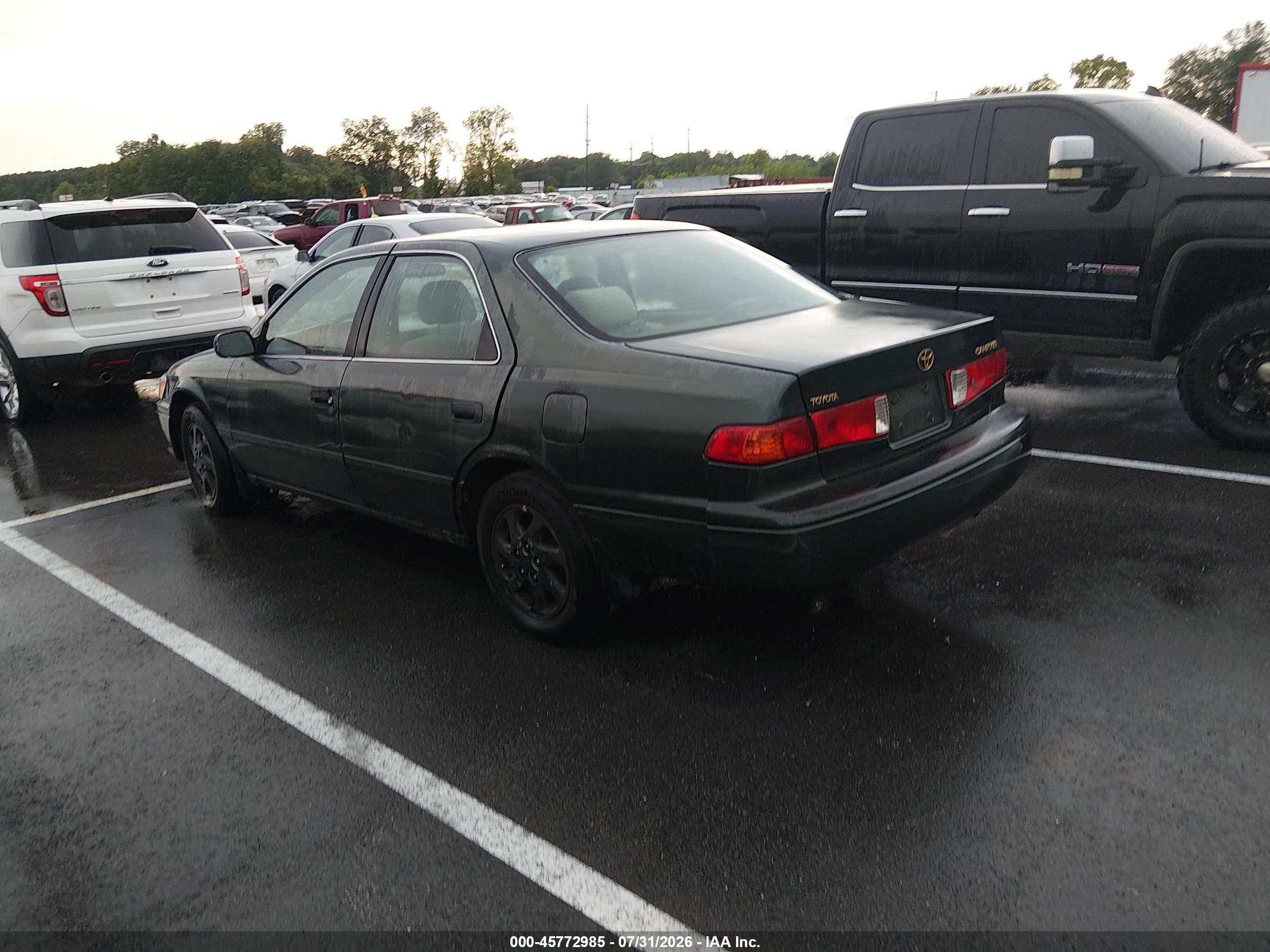 2001 Toyota Camry Le Green vin: 4T1BG22KX1U017473