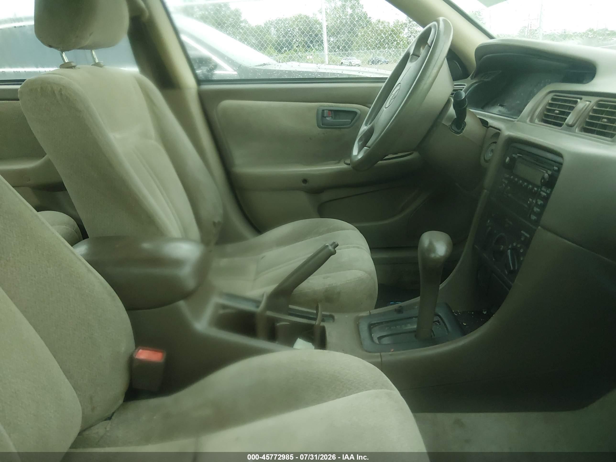 2001 Toyota Camry Le Green vin: 4T1BG22KX1U017473