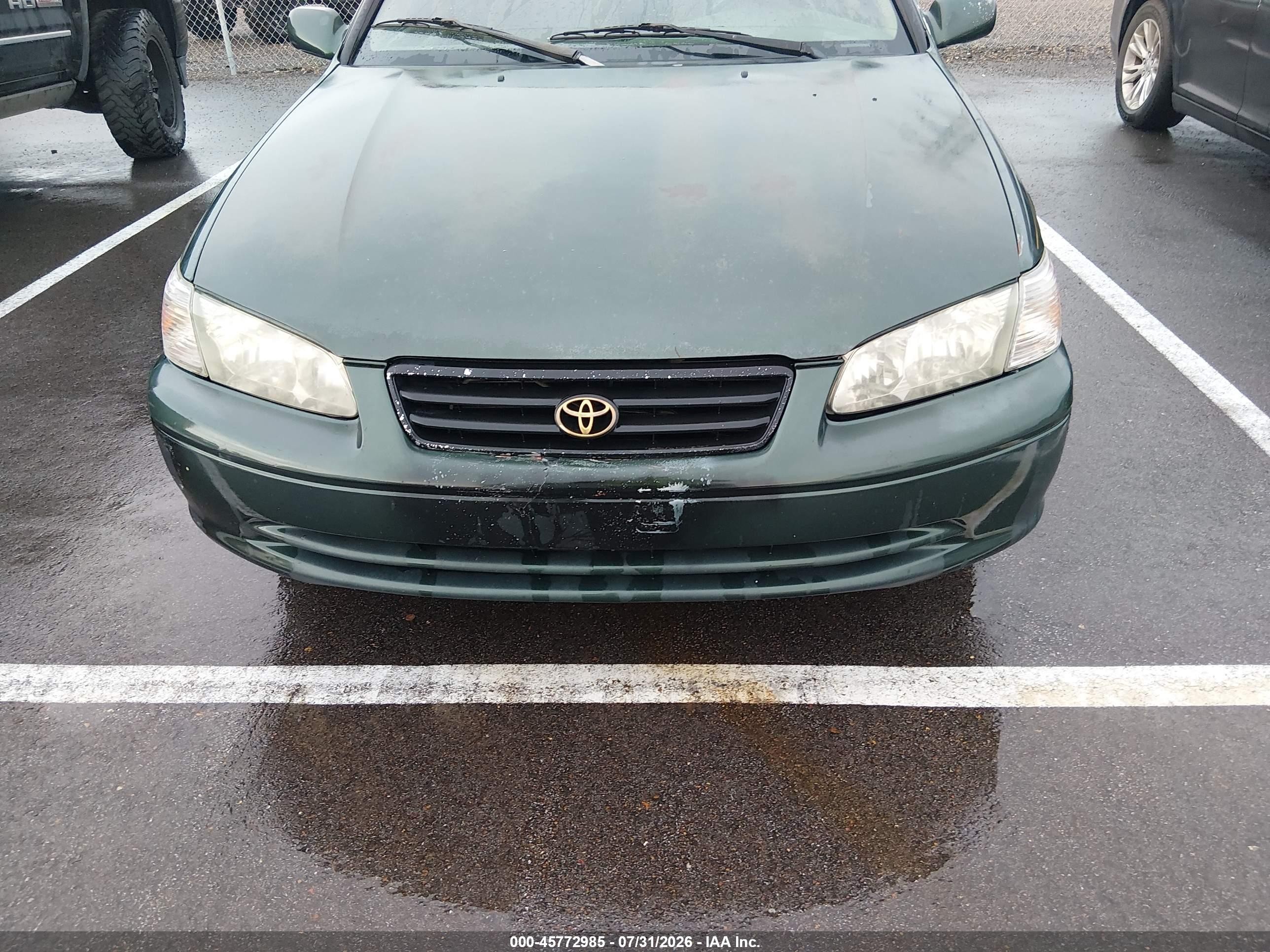 2001 Toyota Camry Le Green vin: 4T1BG22KX1U017473