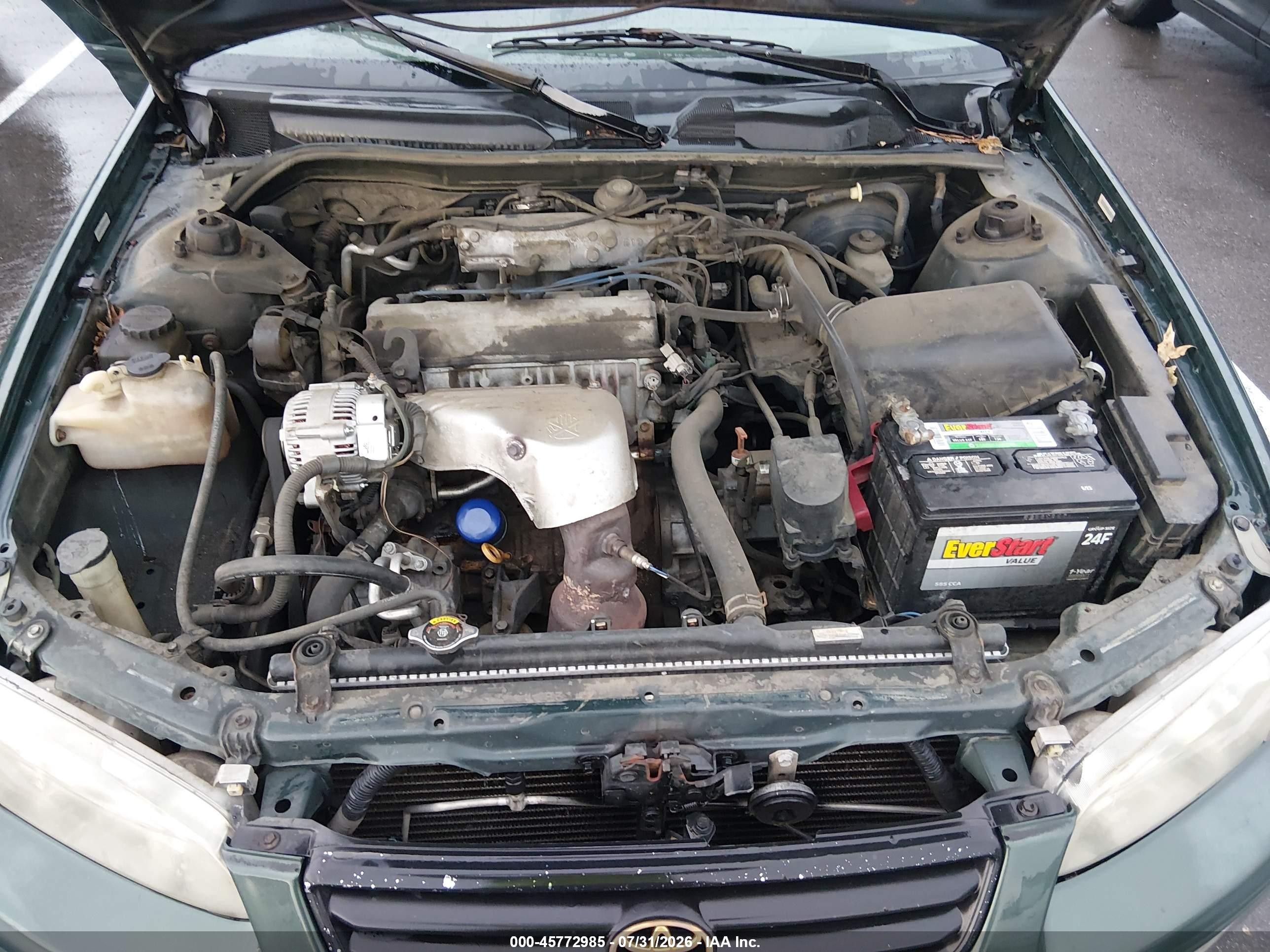 2001 Toyota Camry Le Green vin: 4T1BG22KX1U017473