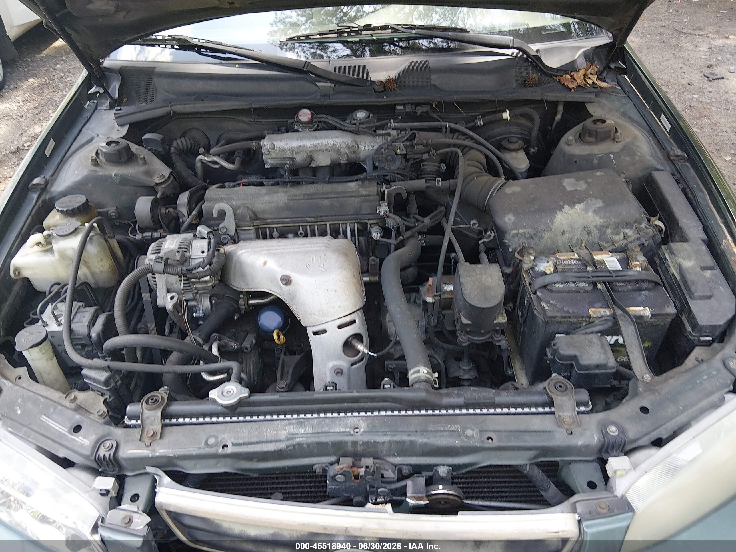 2001 Toyota Camry Le Green vin: 4T1BG22KX1U082825