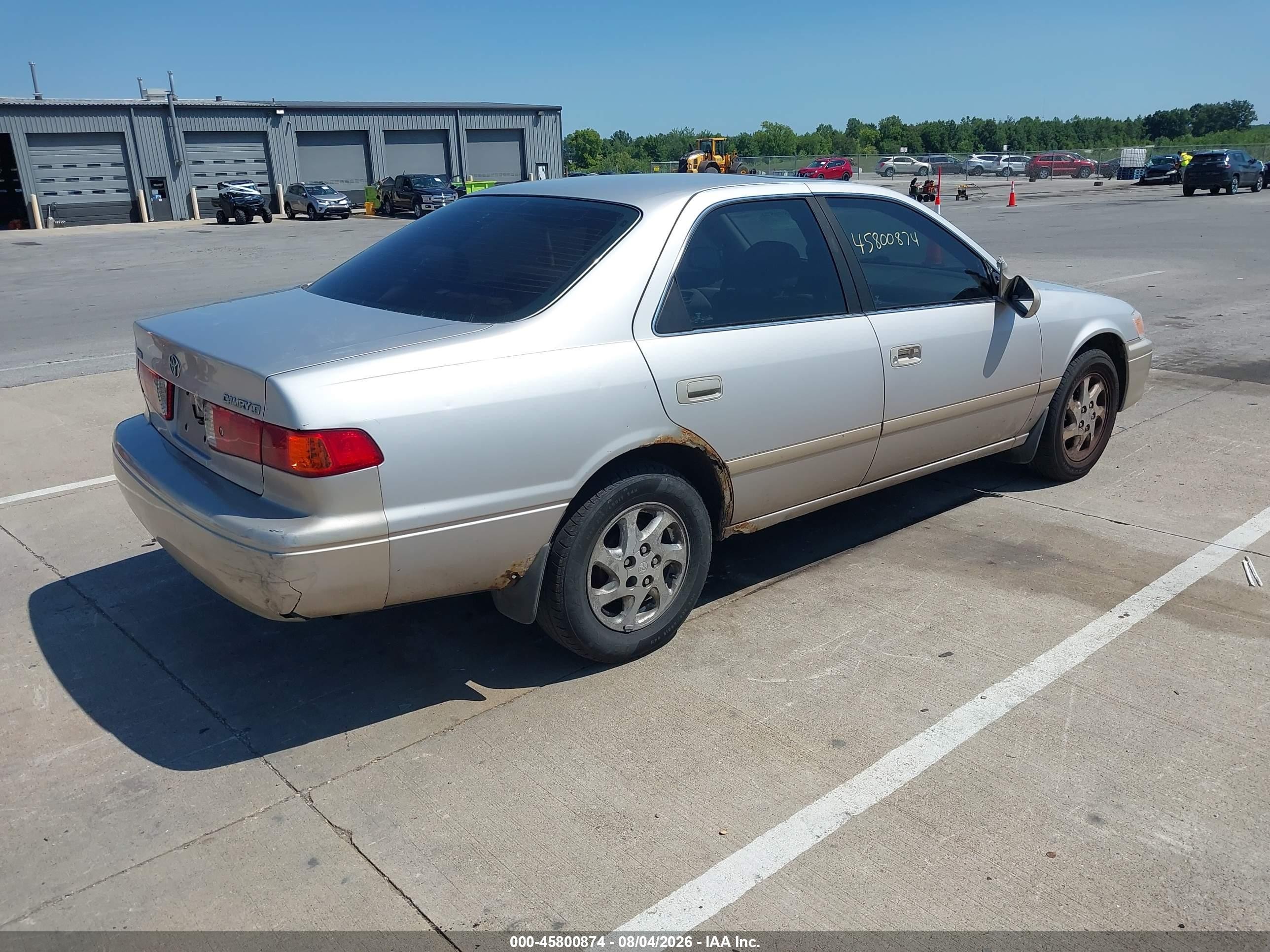 2001 Toyota Camry Le Gray vin: 4T1BG22KX1U099771