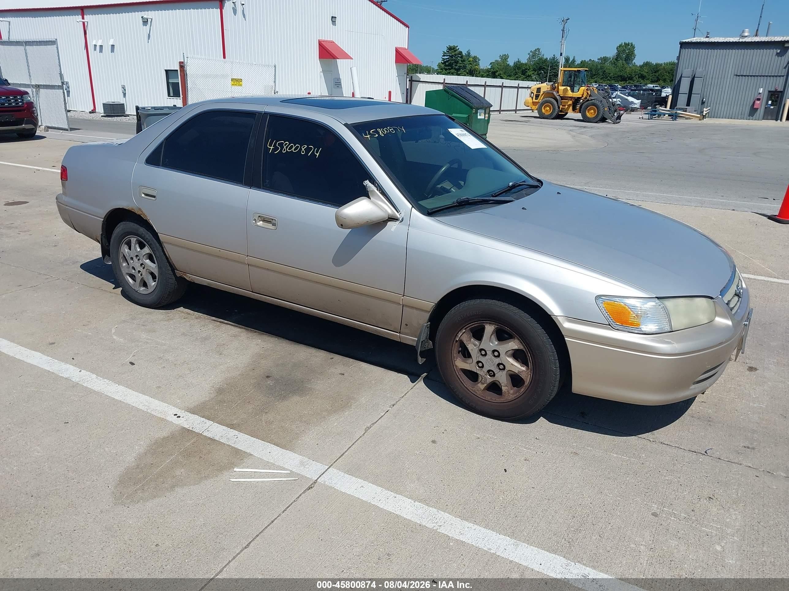 2001 Toyota Camry Le Gray vin: 4T1BG22KX1U099771