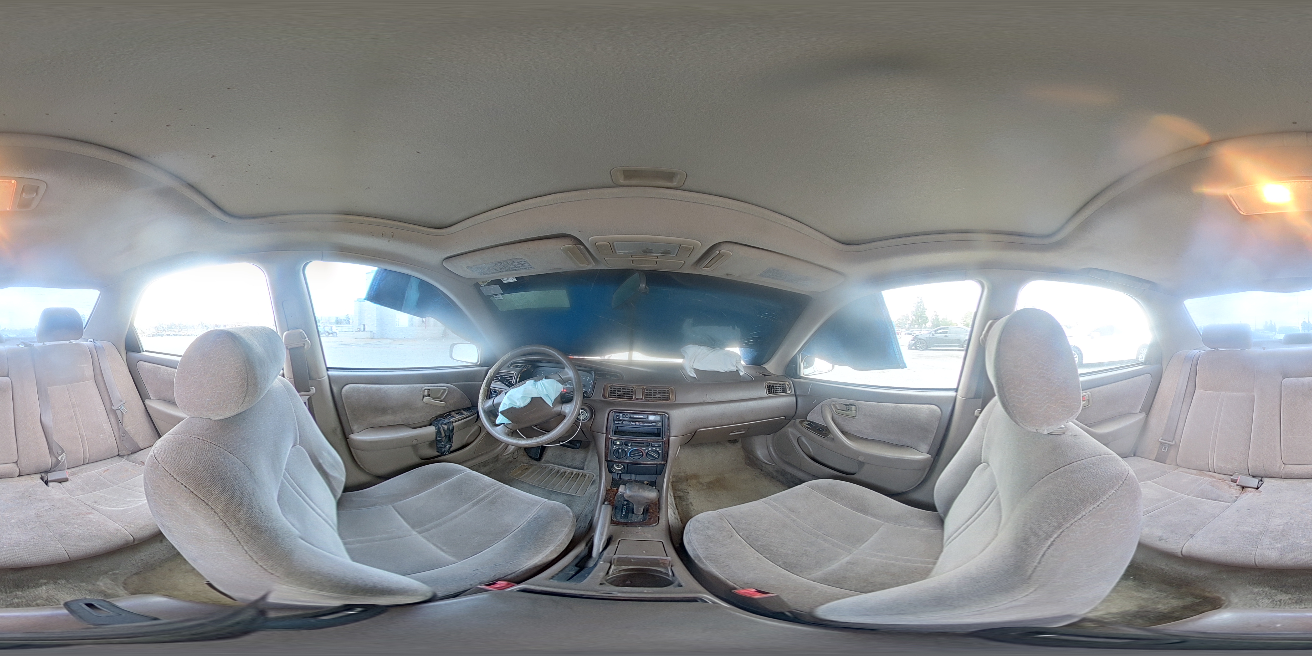 1997 Toyota Camry Le Beige vin: 4T1BG22KXVU075976