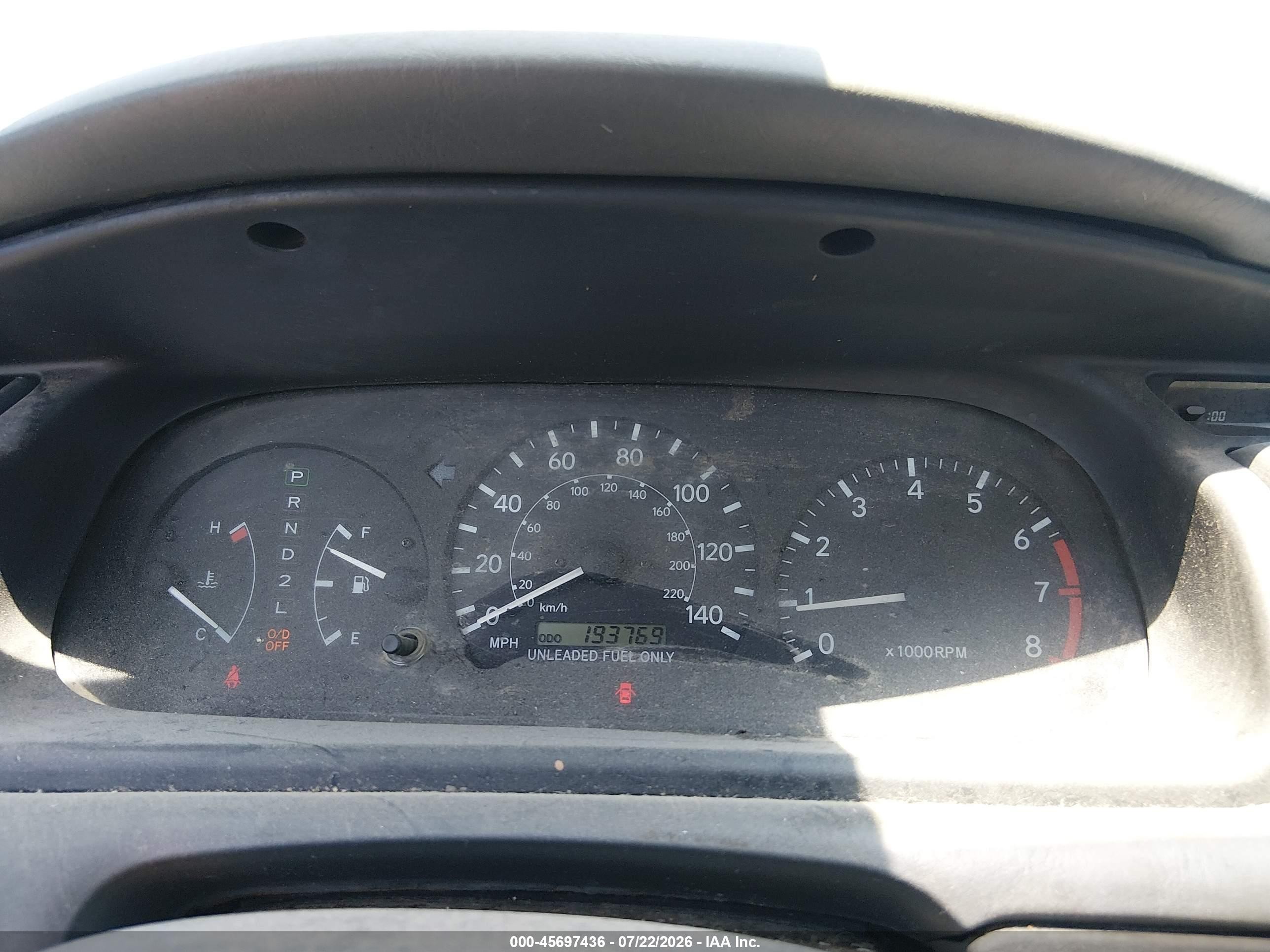 1998 Toyota Camry Le Green vin: 4T1BG22KXWU295846