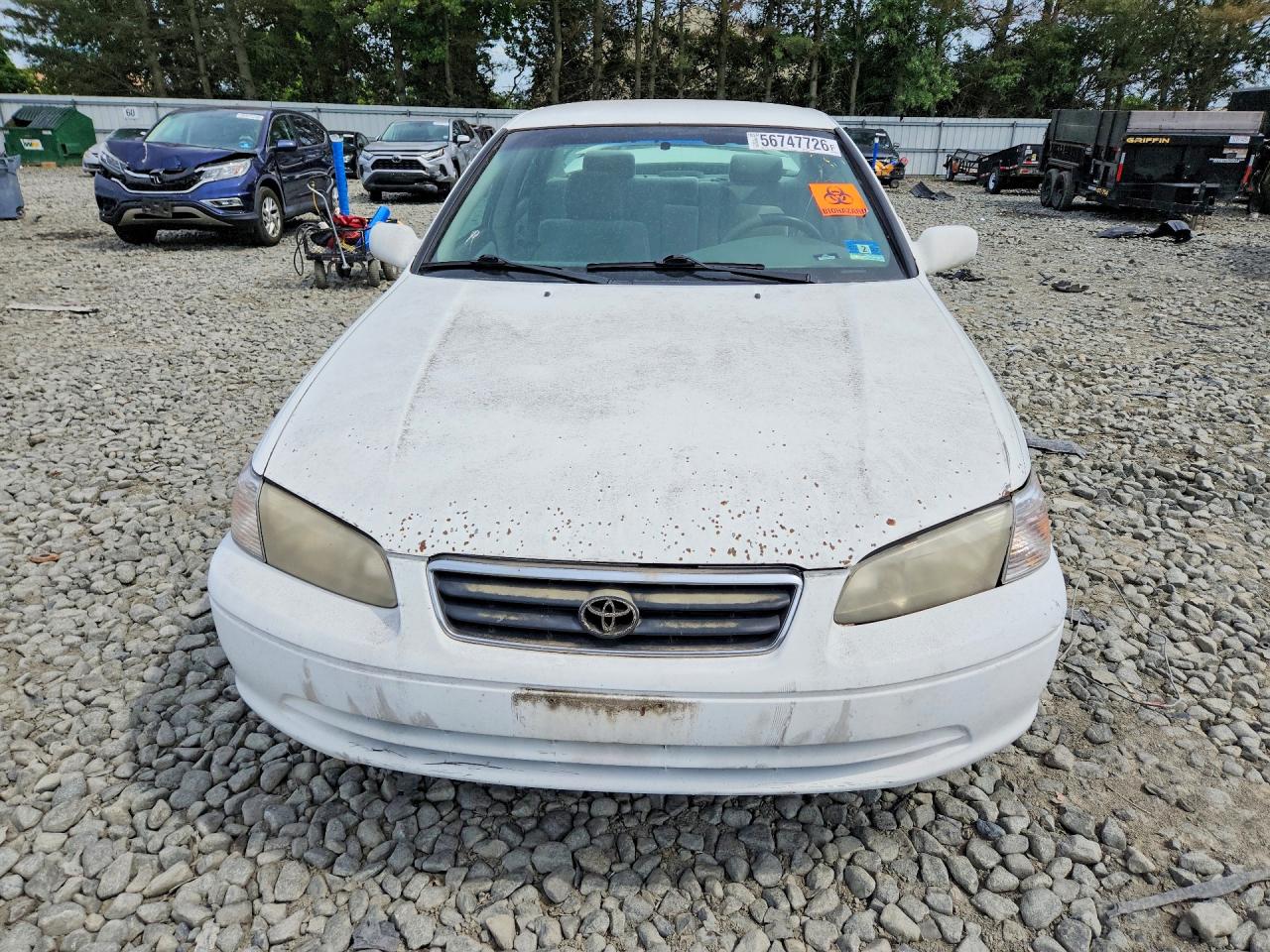 2000 Toyota Camry Le Белый vin: 4T1BG22KXYU731999
