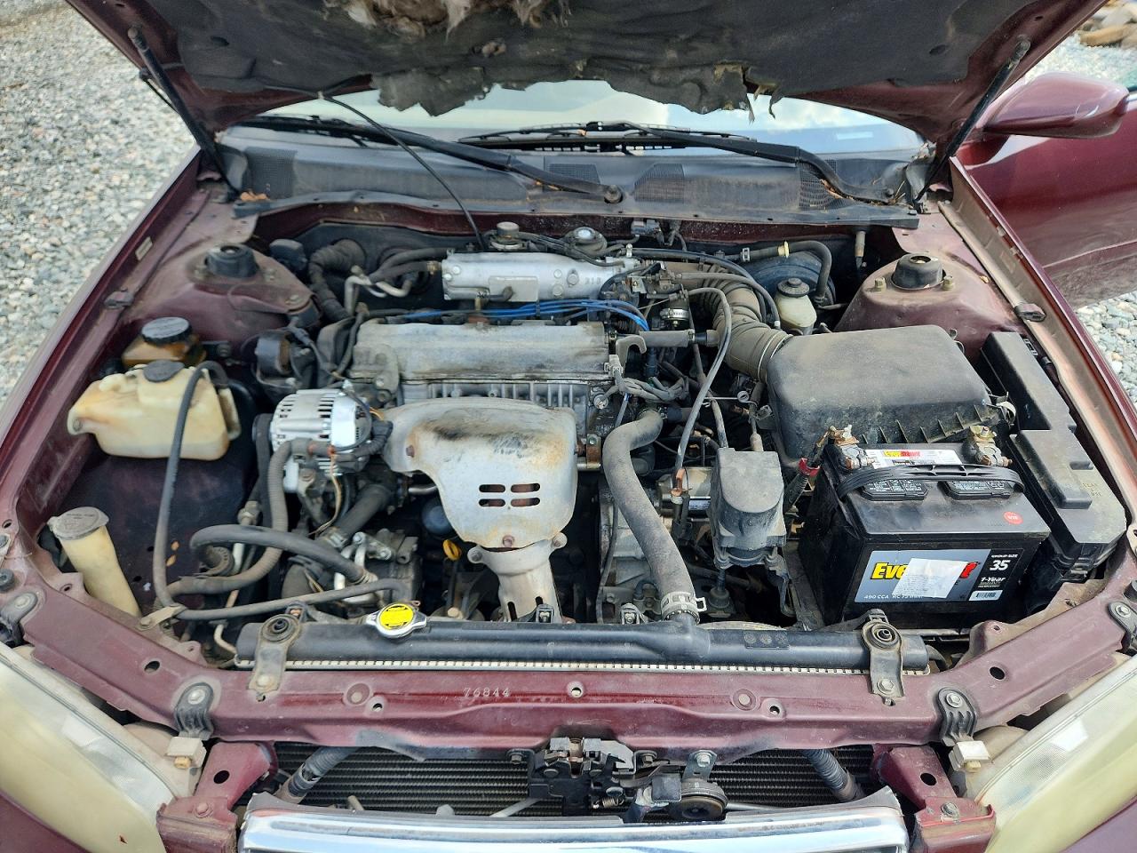 2000 Toyota Camry Le Burgundy vin: 4T1BG22KXYU750052