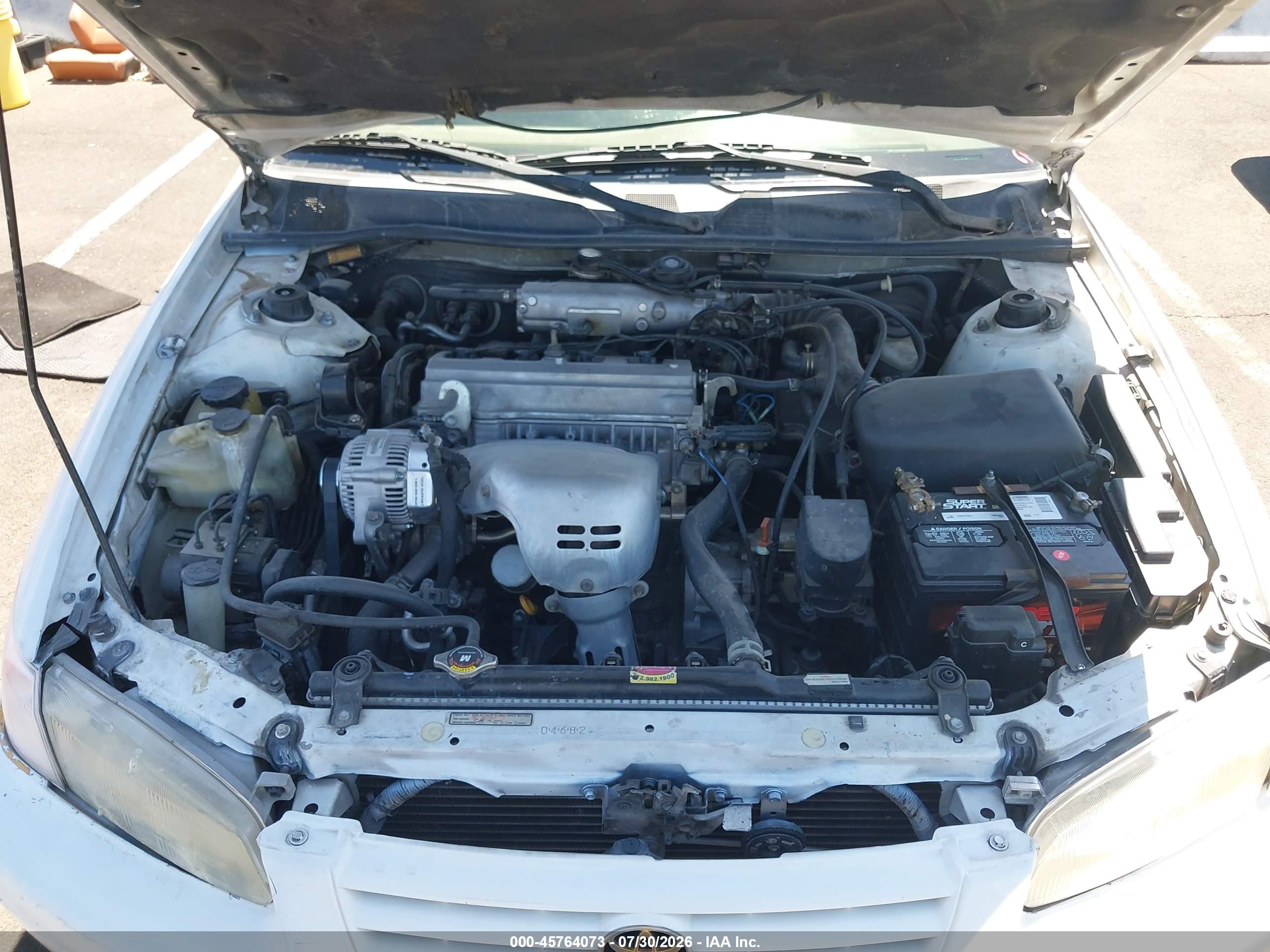 1999 Toyota Camry Le White vin: 4T1BG28K9XU498753