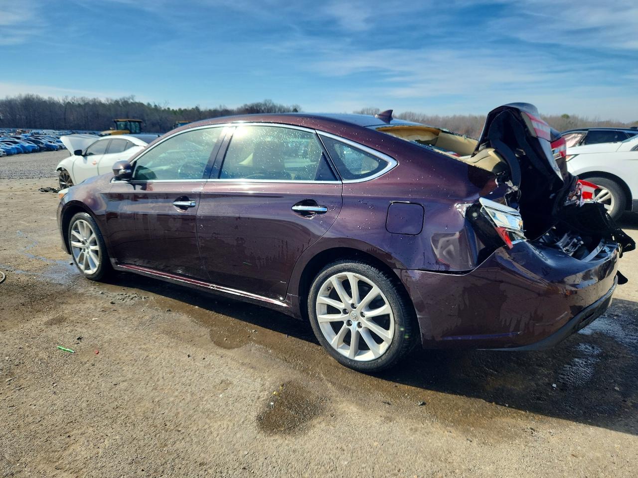 2013 Toyota Avalon Limited Burgundy vin: 4T1BK1EB0DU010315