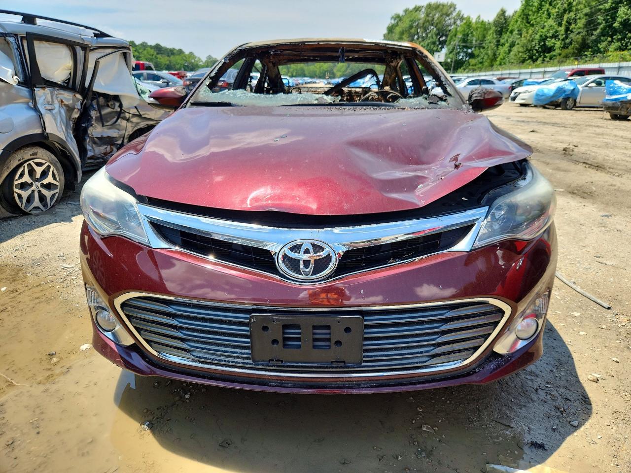 2013 Toyota Avalon Limited Burgundy vin: 4T1BK1EB0DU017314