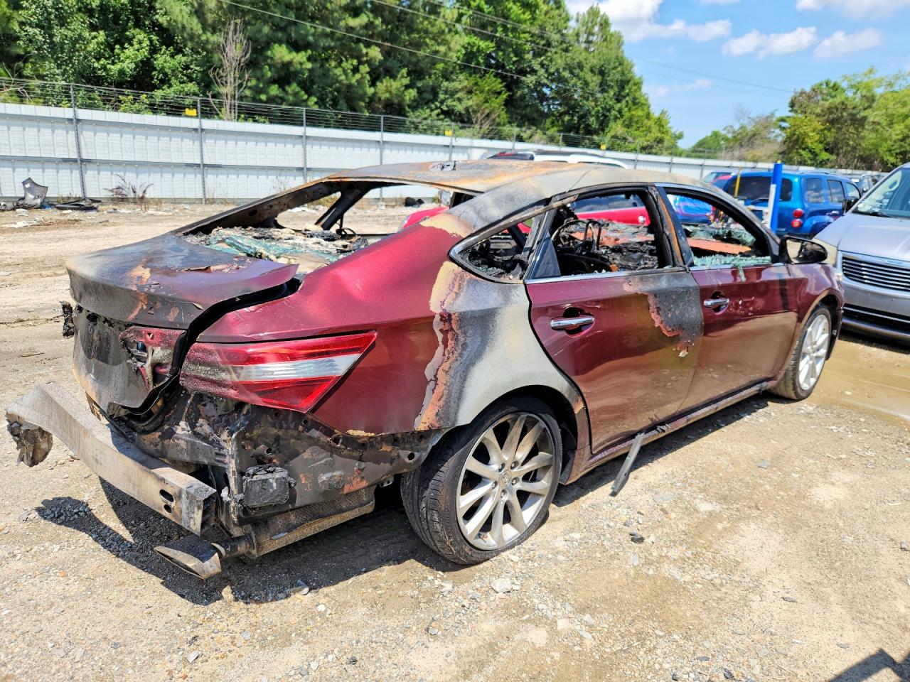 2013 Toyota Avalon Limited Burgundy vin: 4T1BK1EB0DU017314