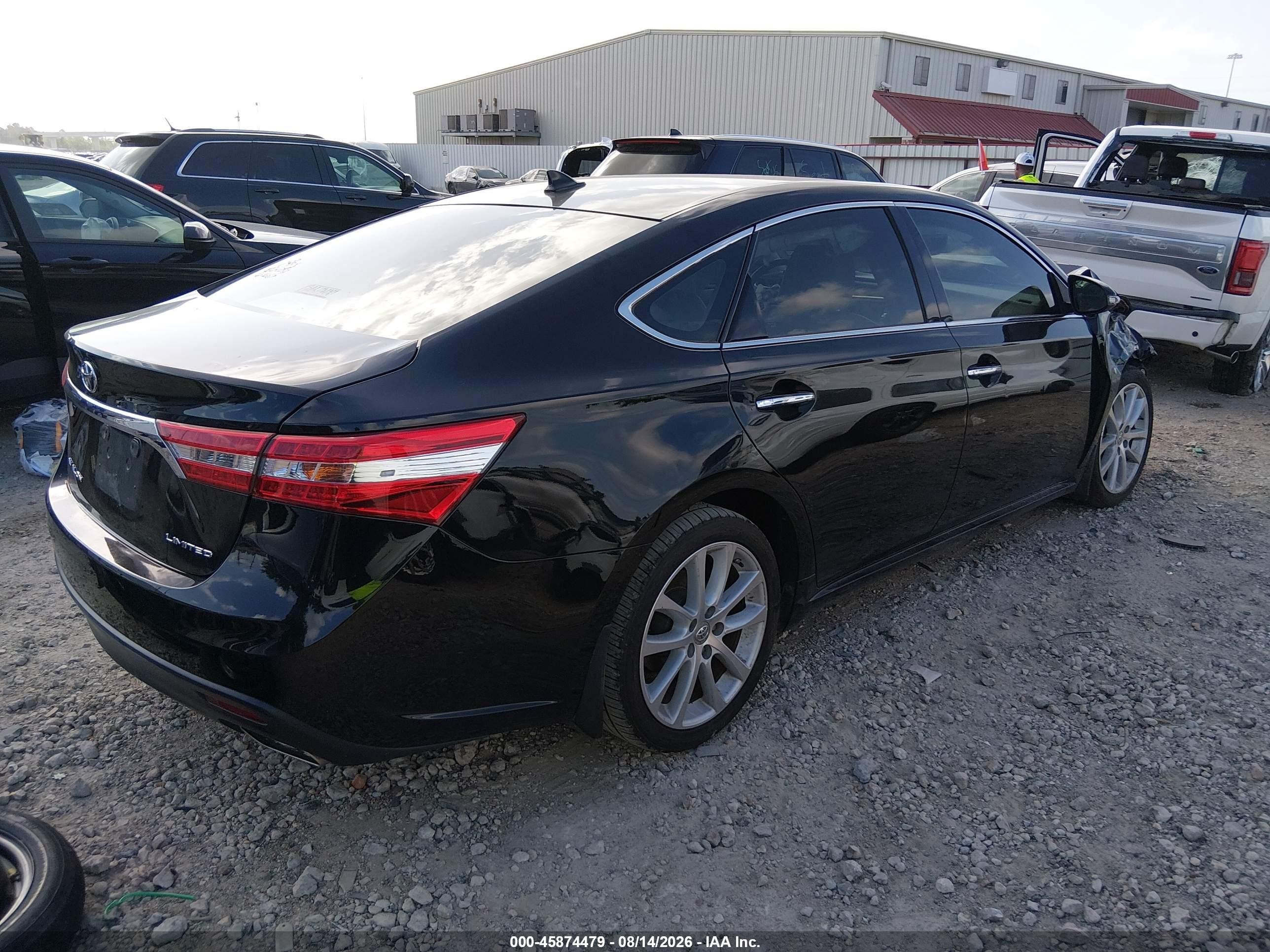 2013 Toyota Avalon Limited Черный vin: 4T1BK1EB0DU019693
