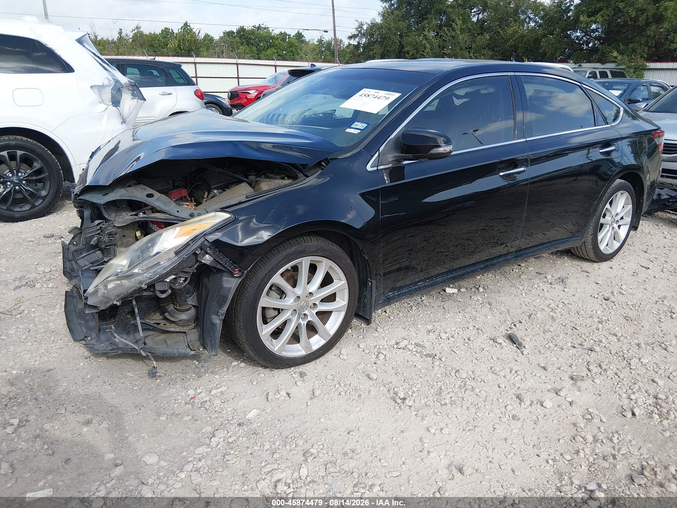 2013 Toyota Avalon Limited Черный vin: 4T1BK1EB0DU019693