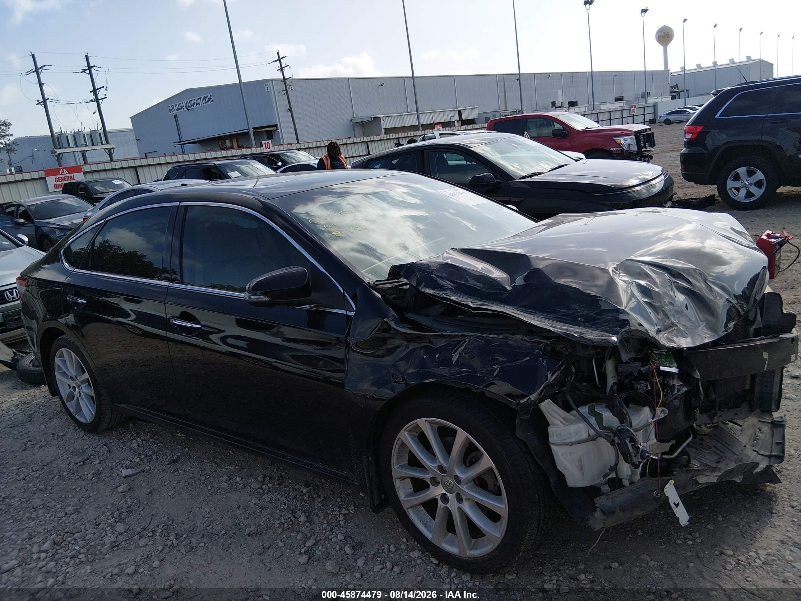 2013 Toyota Avalon Limited Черный vin: 4T1BK1EB0DU019693