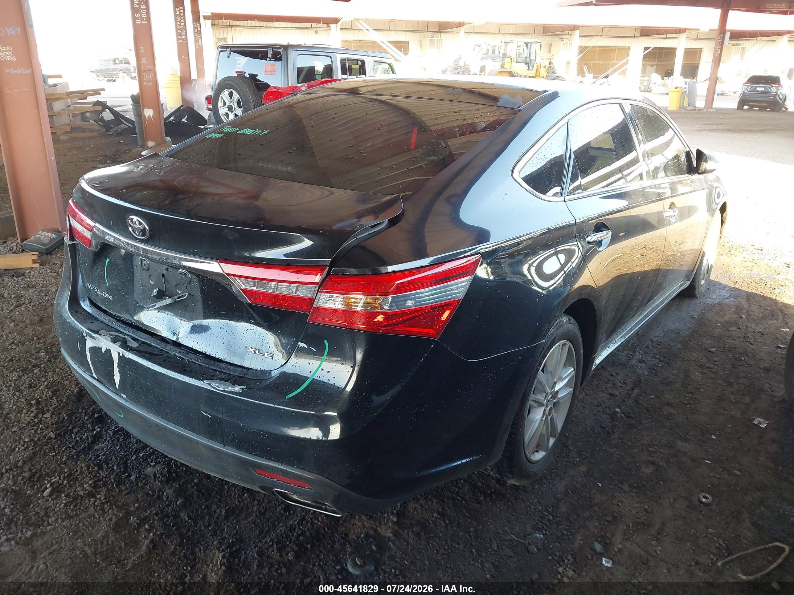 2013 Toyota Avalon Xle Black vin: 4T1BK1EB0DU030967