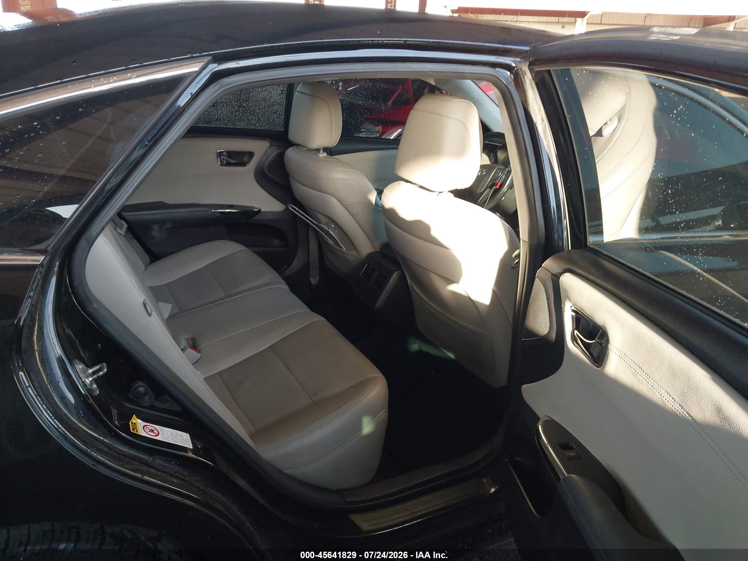 2013 Toyota Avalon Xle Black vin: 4T1BK1EB0DU030967