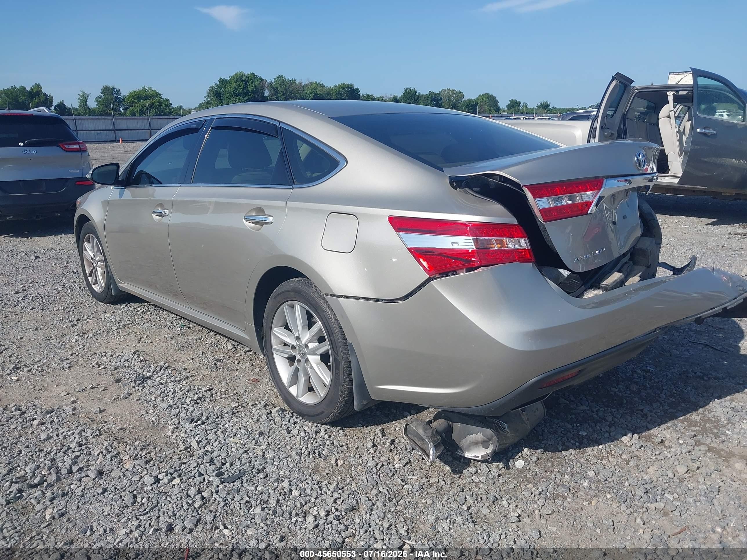 2013 Toyota Avalon Xle Silver vin: 4T1BK1EB0DU034520