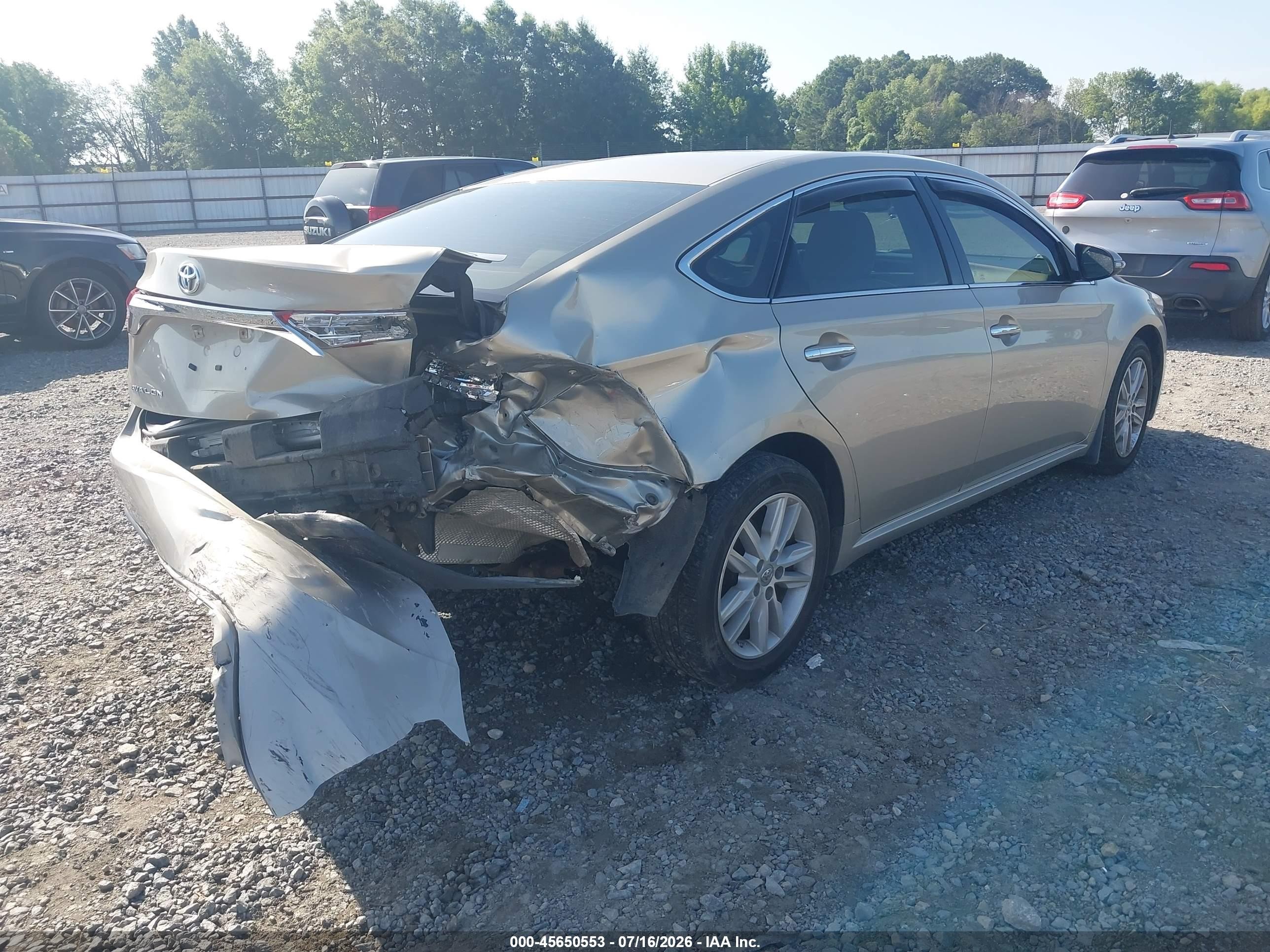 2013 Toyota Avalon Xle Silver vin: 4T1BK1EB0DU034520