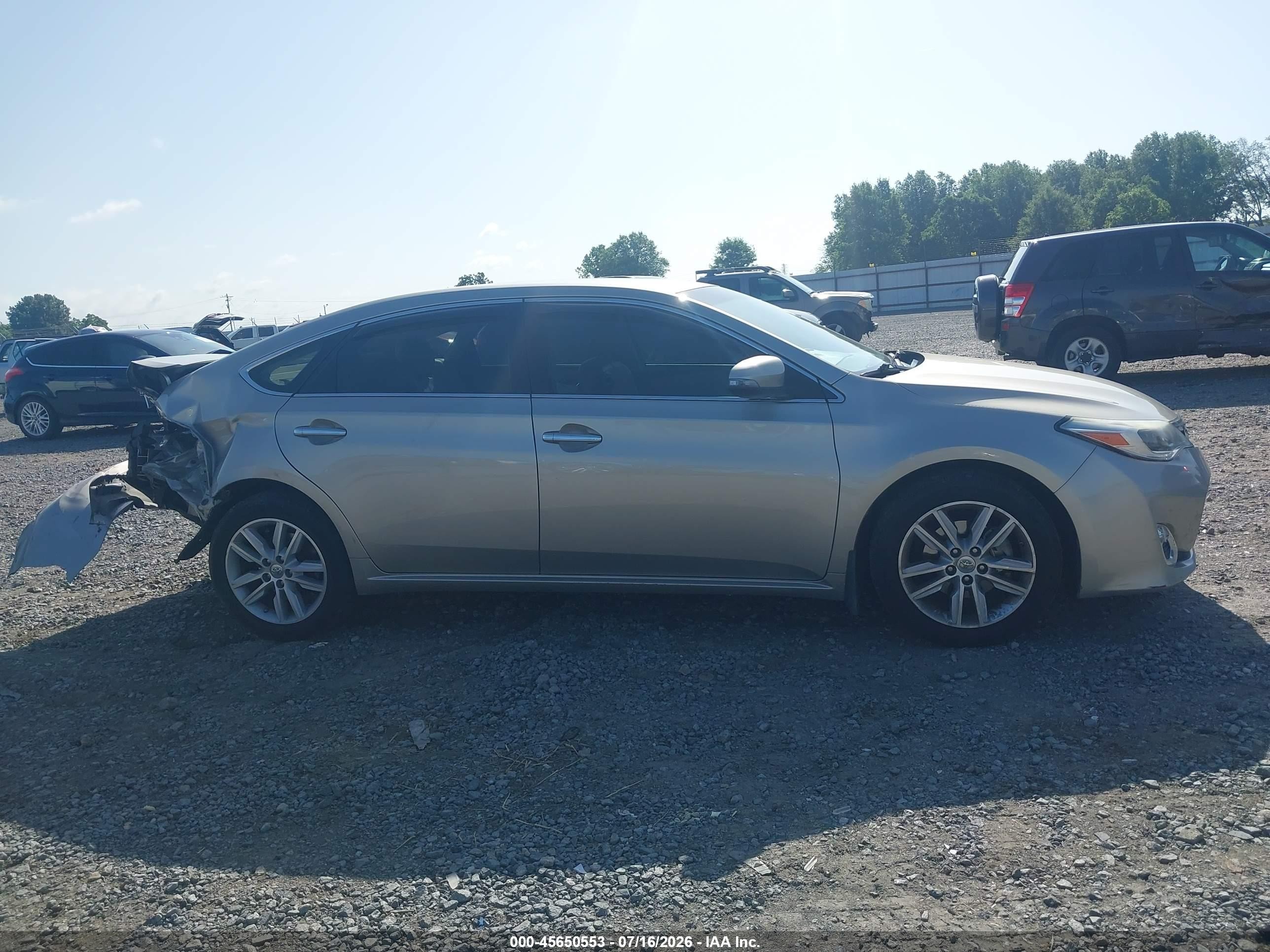 2013 Toyota Avalon Xle Silver vin: 4T1BK1EB0DU034520