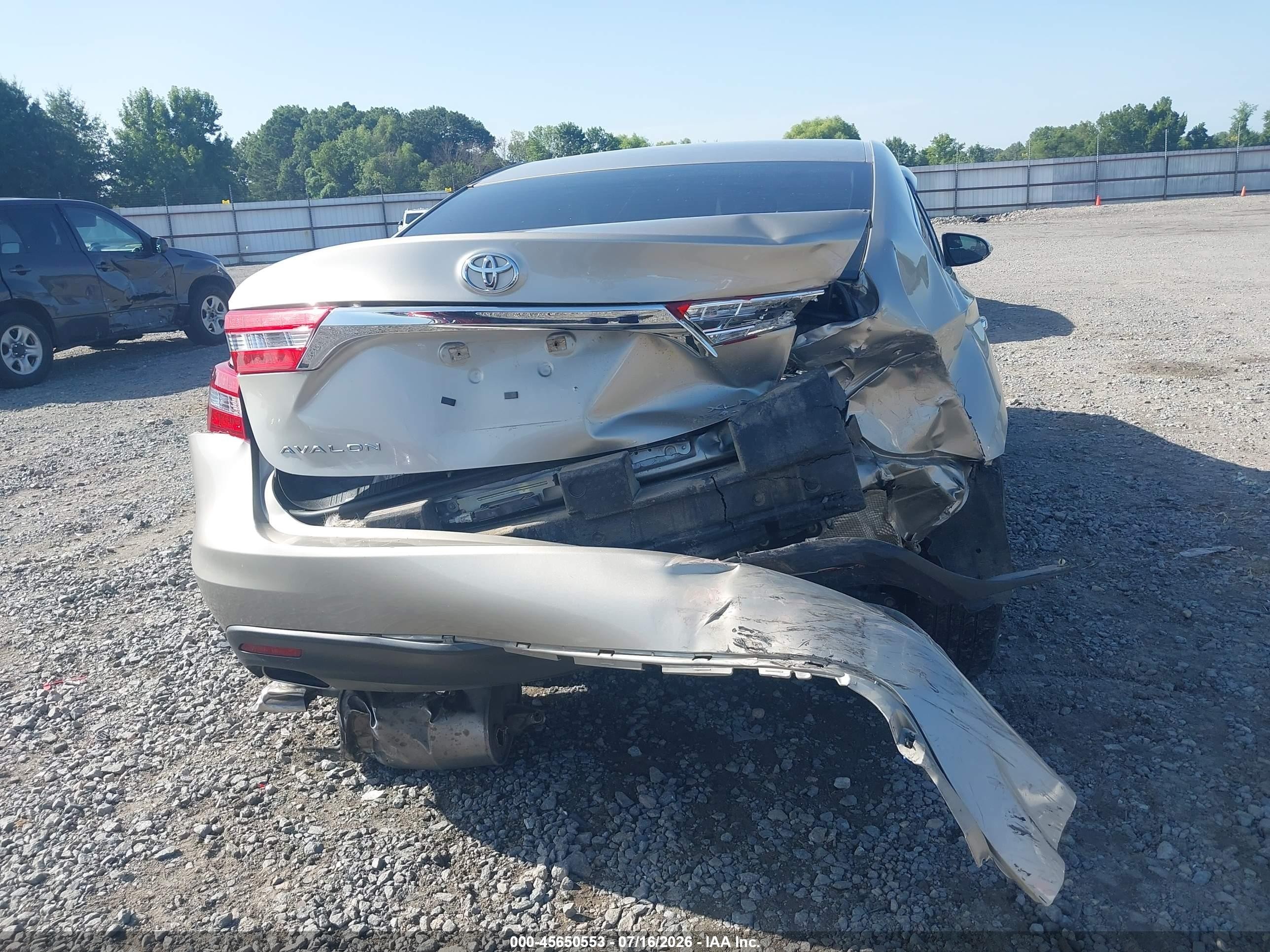 2013 Toyota Avalon Xle Silver vin: 4T1BK1EB0DU034520