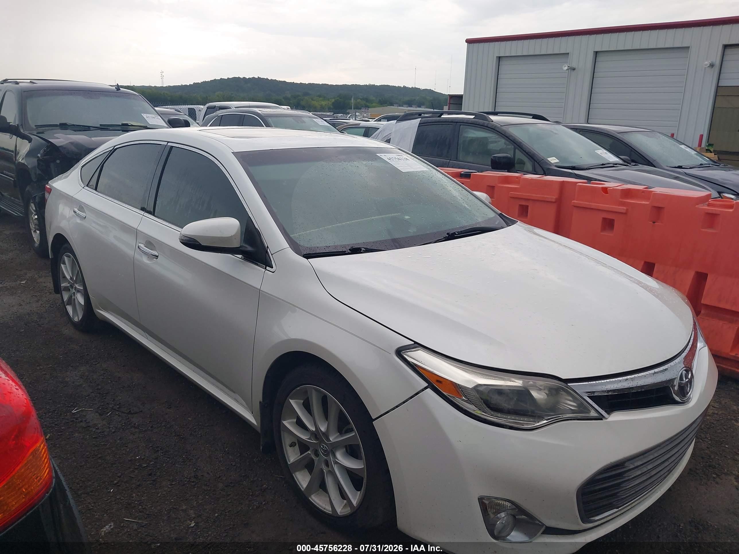 2013 Toyota Avalon Limited White vin: 4T1BK1EB0DU040270