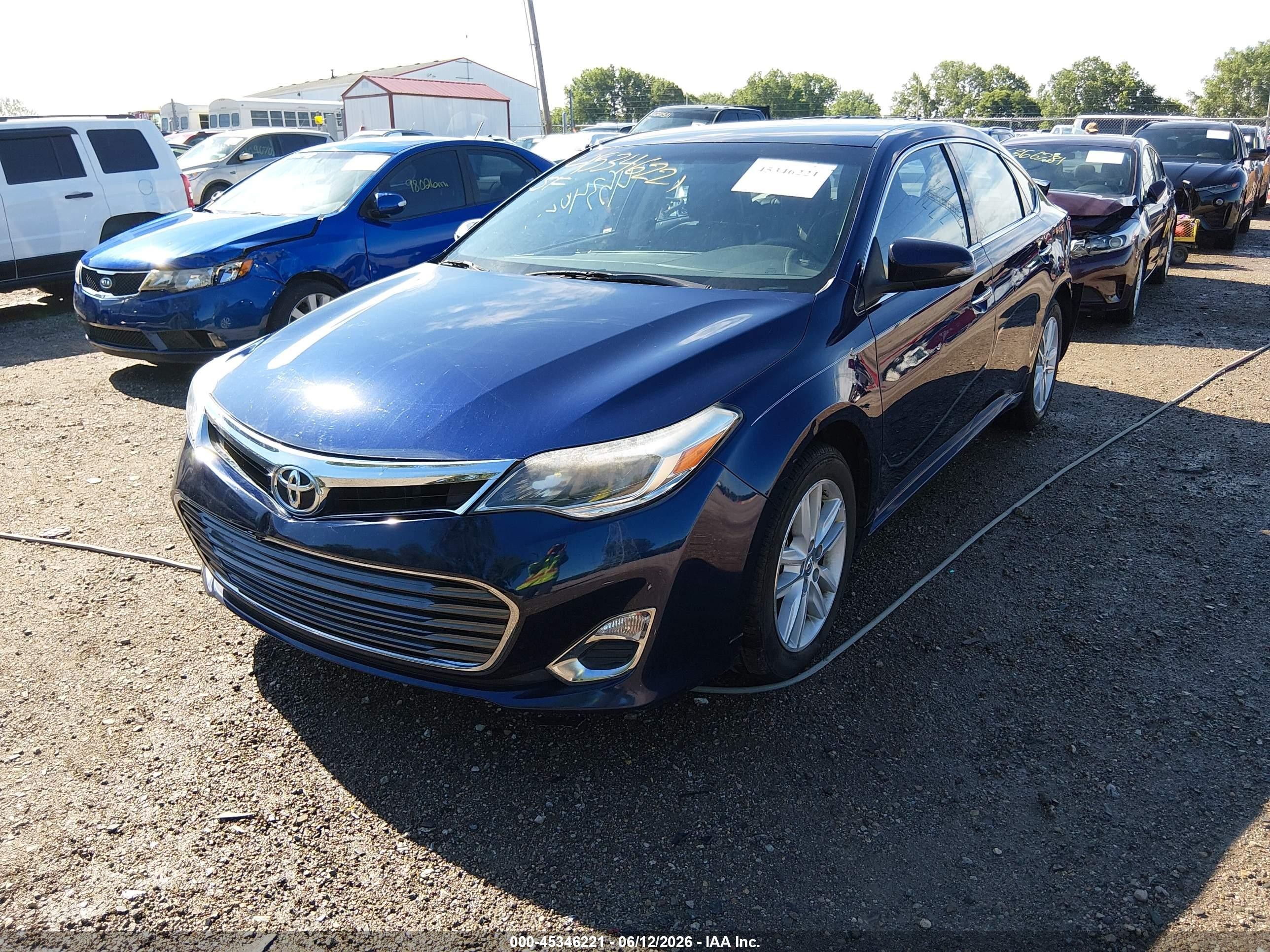 2013 Toyota Avalon Xle Blue vin: 4T1BK1EB0DU054539
