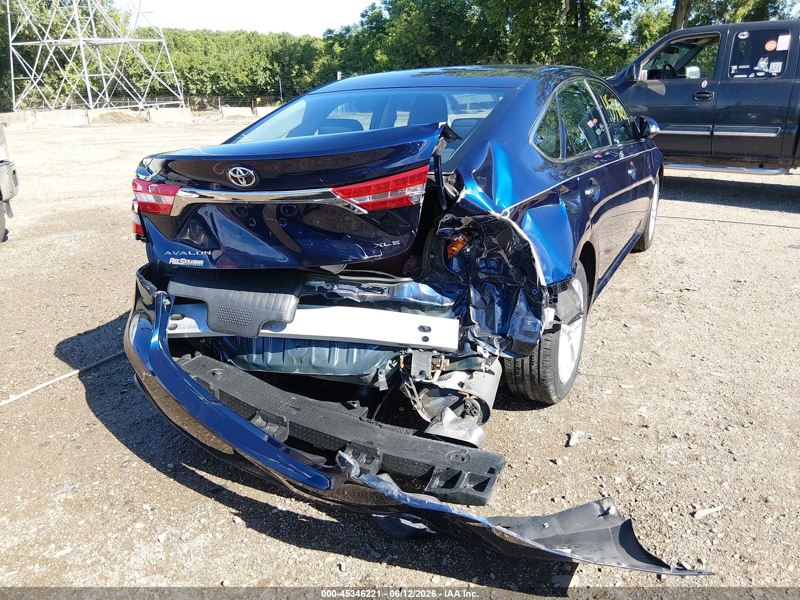 2013 Toyota Avalon Xle Blue vin: 4T1BK1EB0DU054539