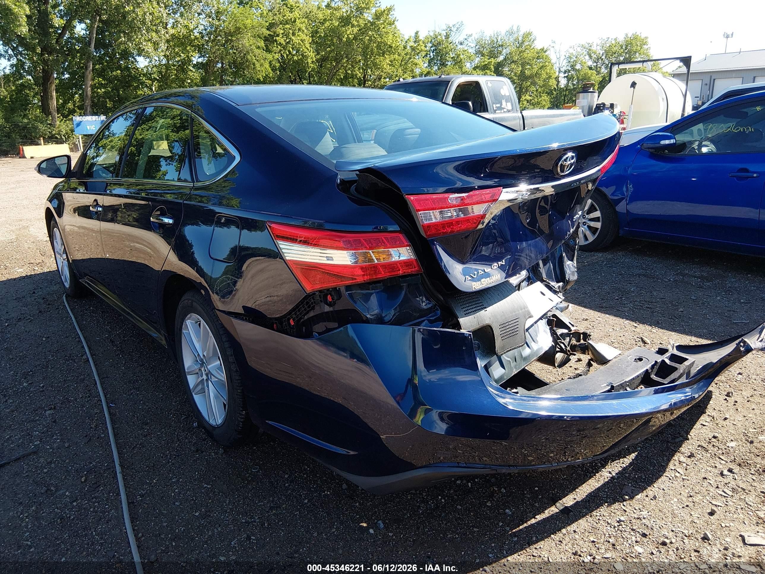 2013 Toyota Avalon Xle Blue vin: 4T1BK1EB0DU054539
