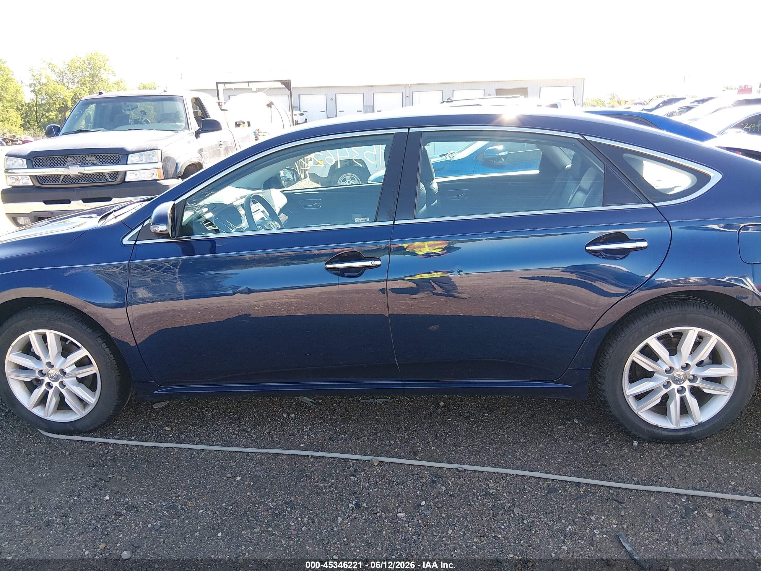 2013 Toyota Avalon Xle Blue vin: 4T1BK1EB0DU054539