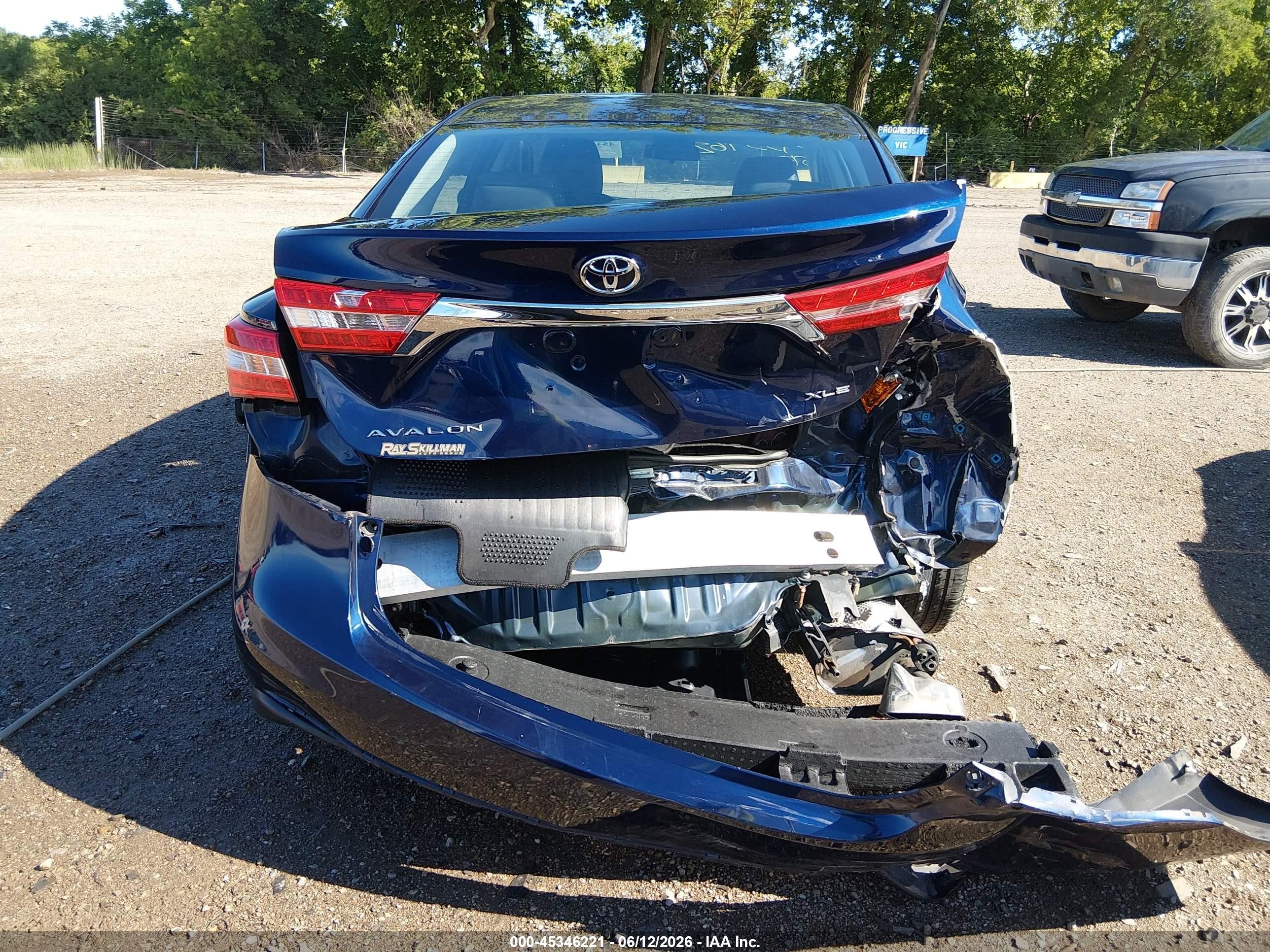 2013 Toyota Avalon Xle Blue vin: 4T1BK1EB0DU054539