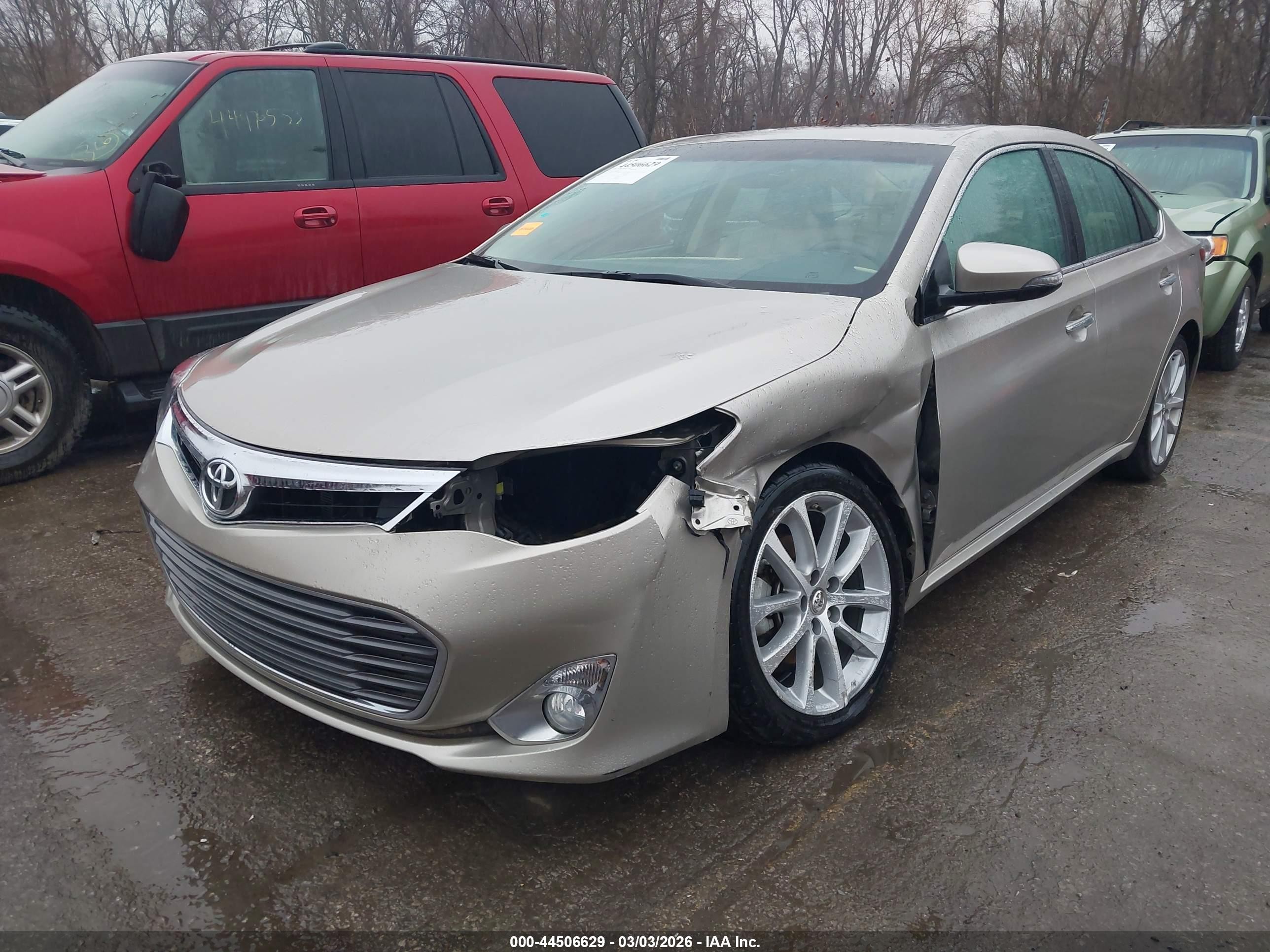 2013 Toyota Avalon Limited Beige vin: 4T1BK1EB0DU057912