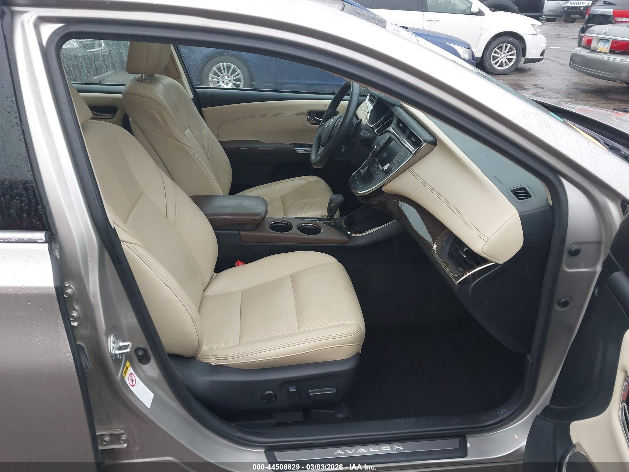 2013 Toyota Avalon Limited Beige vin: 4T1BK1EB0DU057912