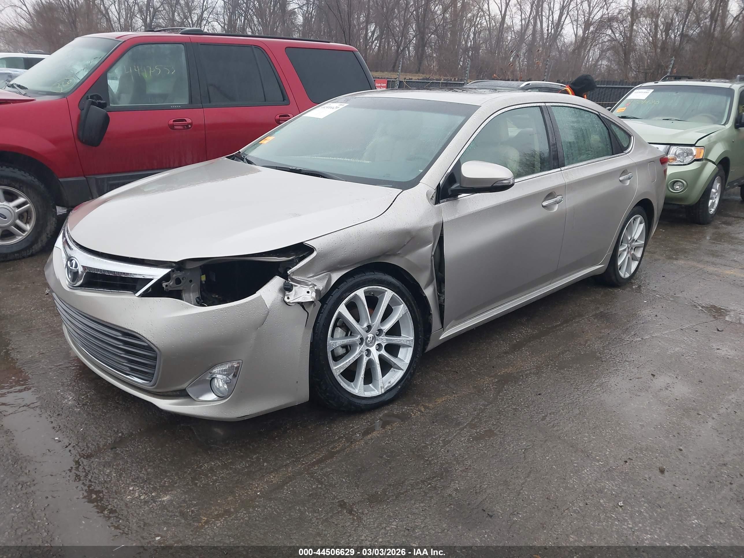 2013 Toyota Avalon Limited Beige vin: 4T1BK1EB0DU057912