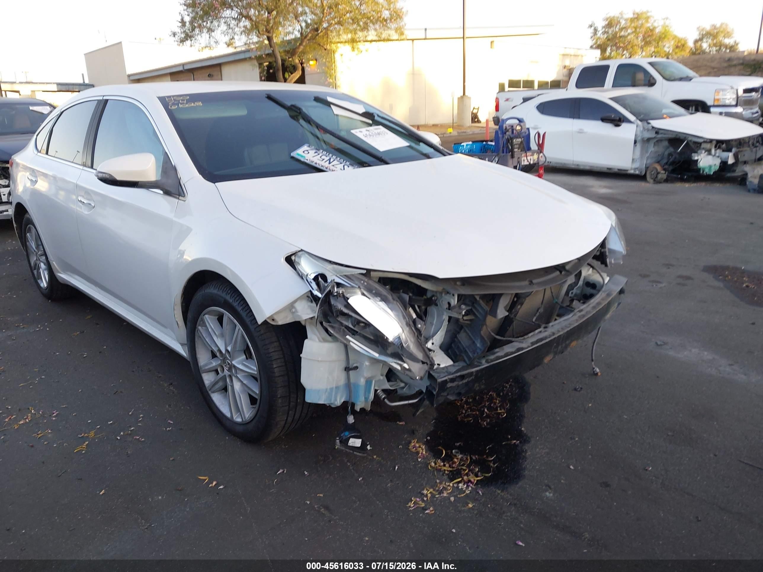 2013 Toyota Avalon Xle White vin: 4T1BK1EB0DU058929