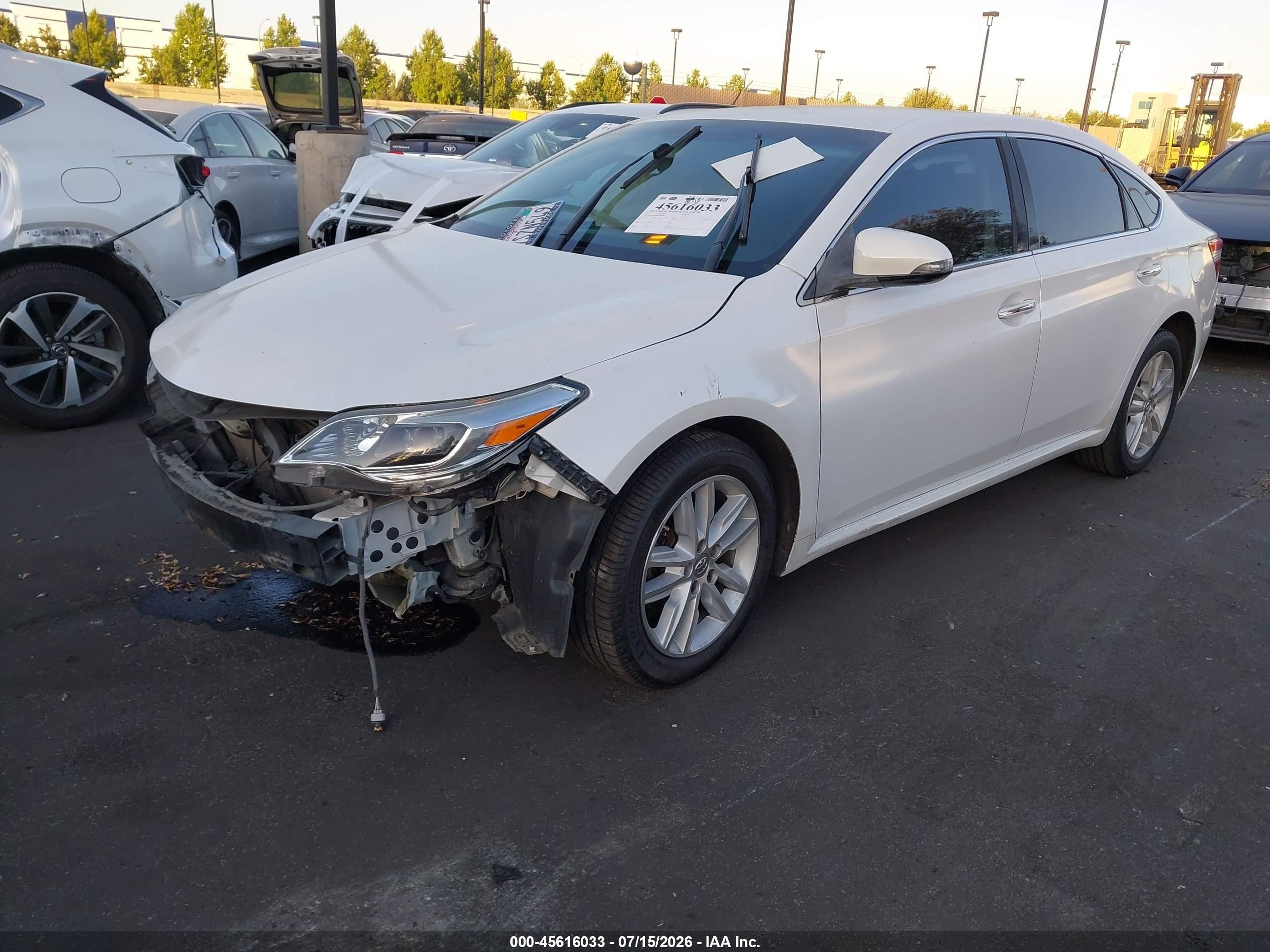 2013 Toyota Avalon Xle Белый vin: 4T1BK1EB0DU058929