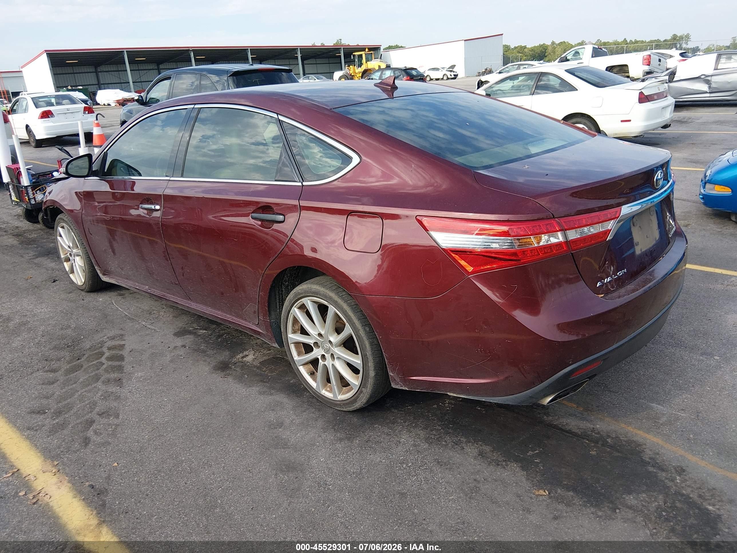 2013 Toyota Avalon Limited Бордовый vin: 4T1BK1EB0DU062043