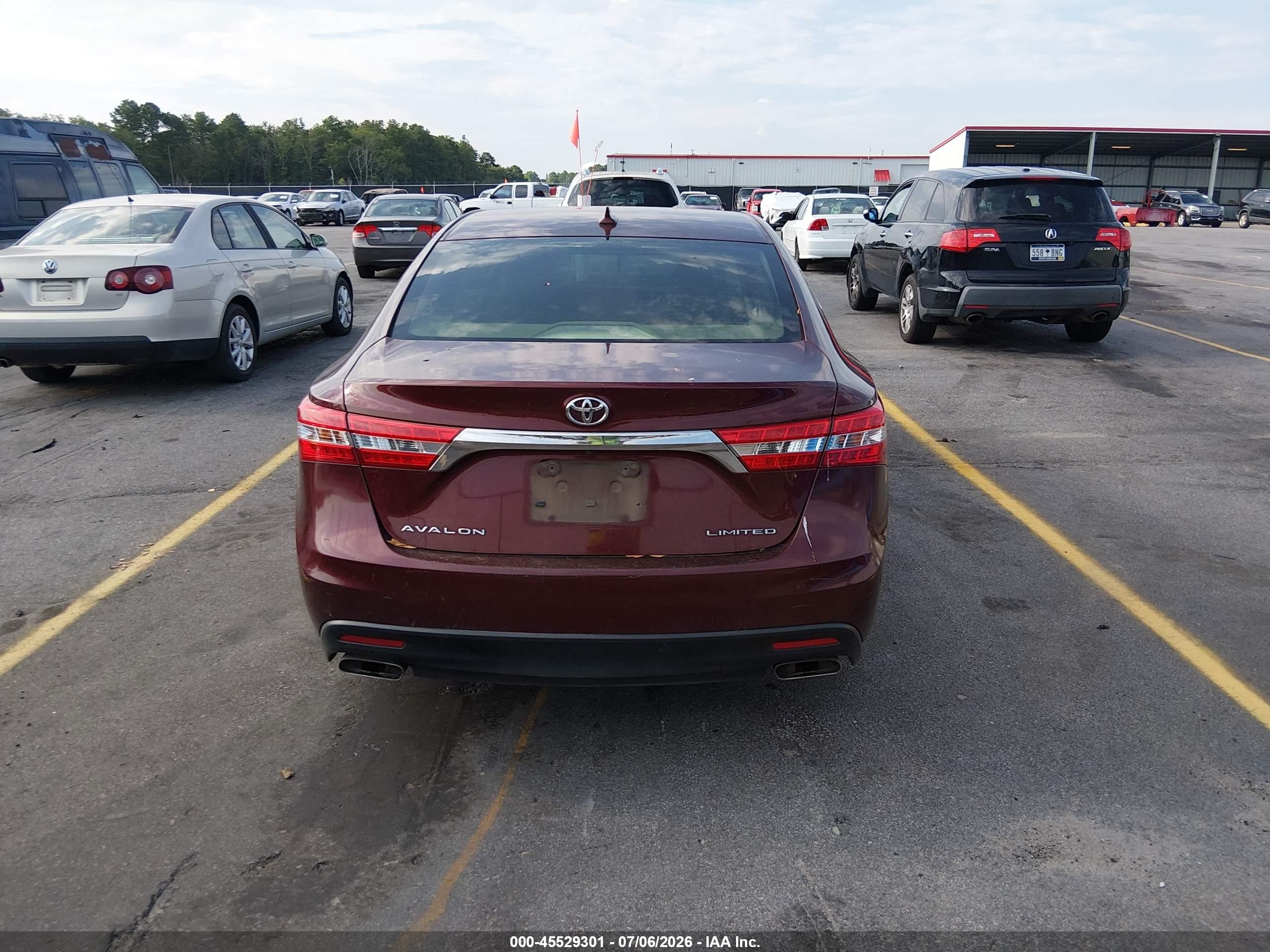 2013 Toyota Avalon Limited Бордовый vin: 4T1BK1EB0DU062043