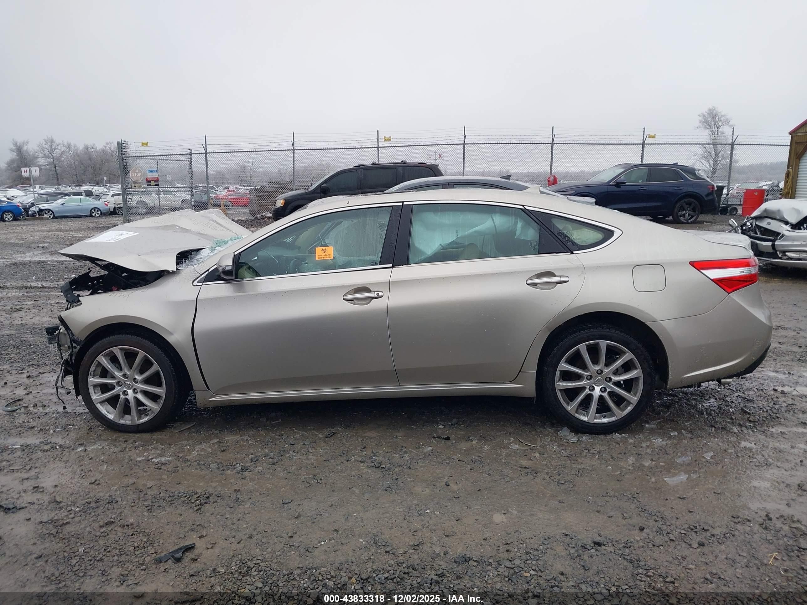 2014 Toyota Avalon Limited Gold vin: 4T1BK1EB0EU091270