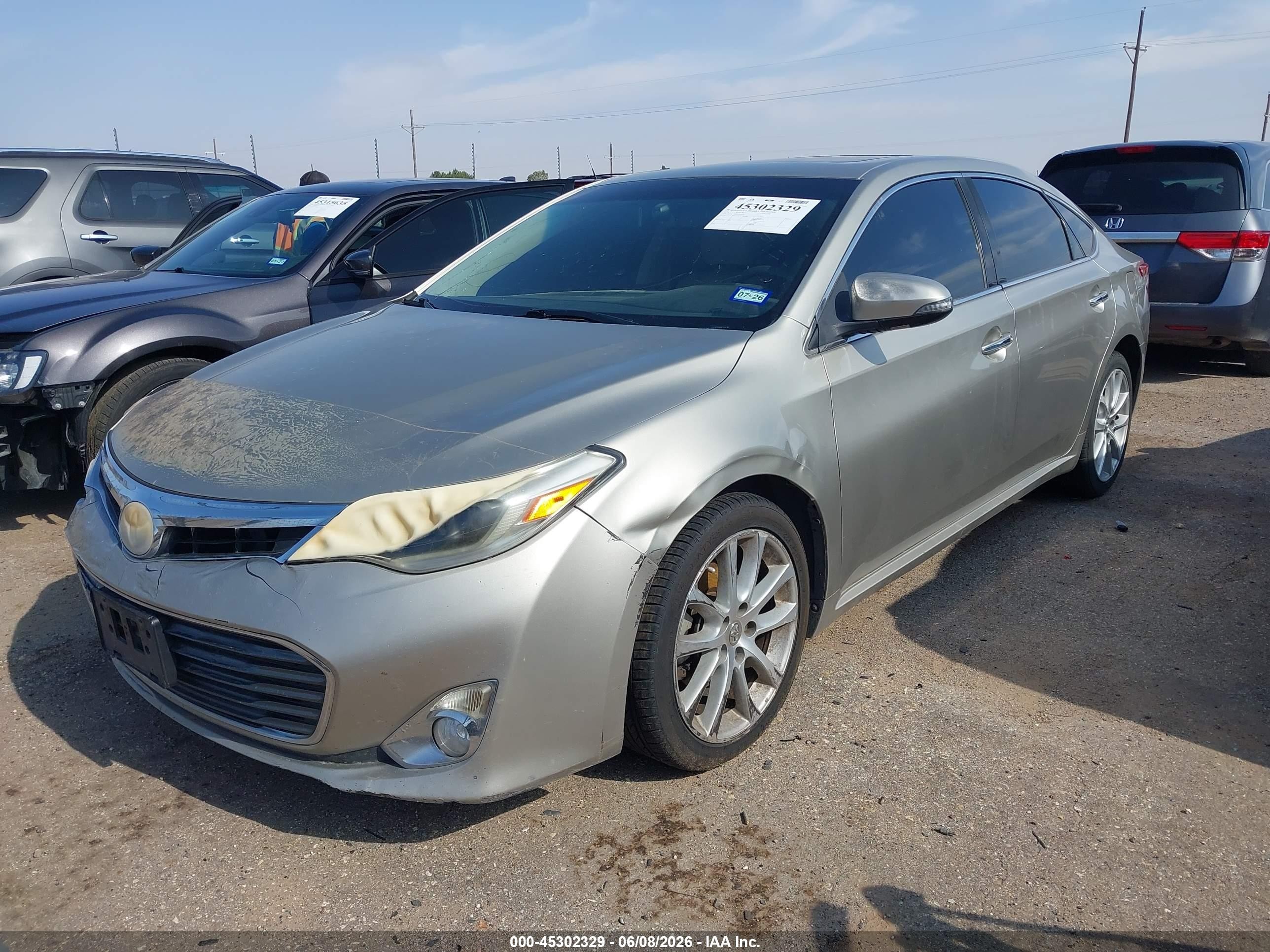 2014 Toyota Avalon Limited Pewter vin: 4T1BK1EB0EU092354