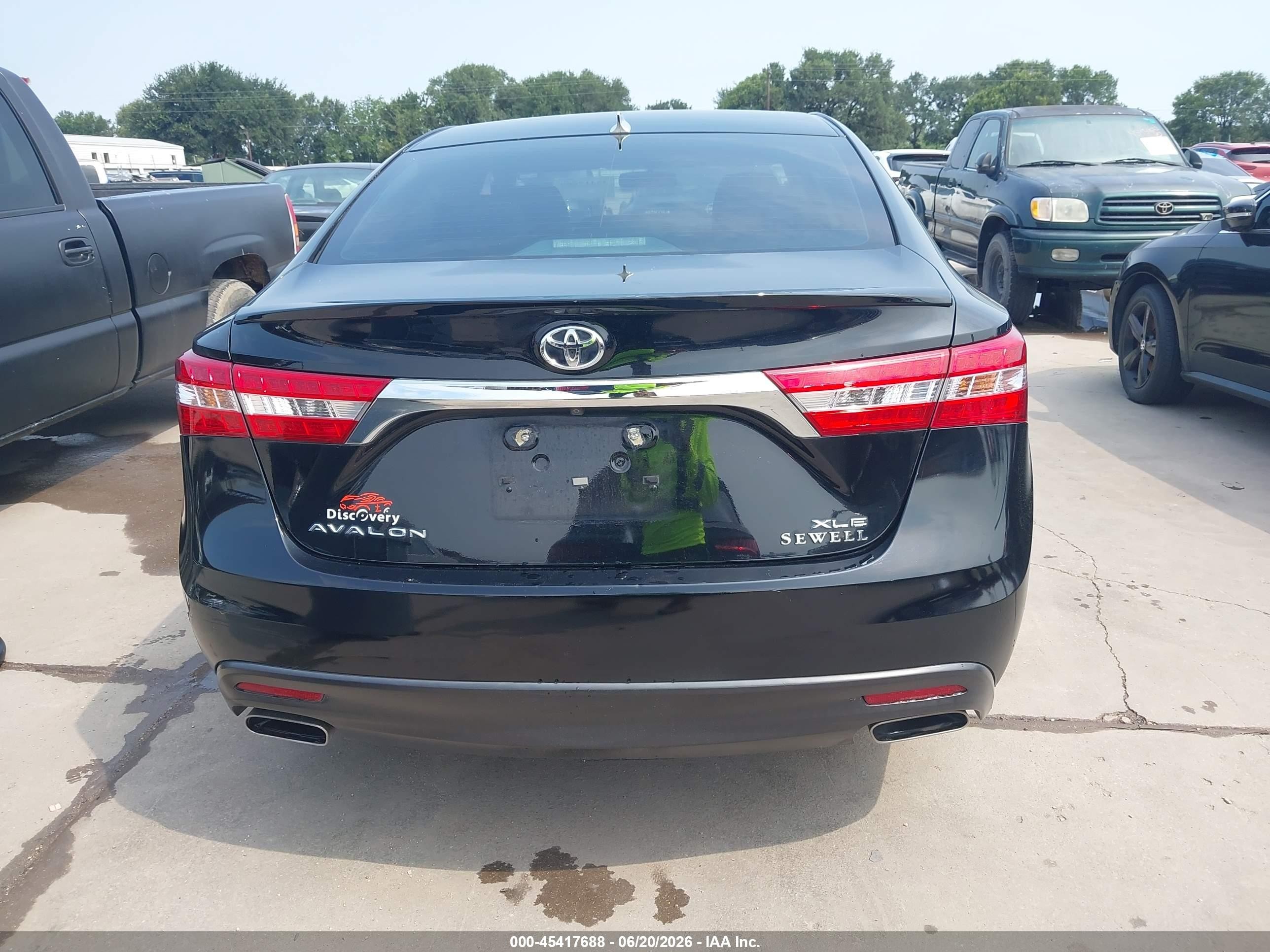 2014 Toyota Avalon Xle Black vin: 4T1BK1EB0EU111307