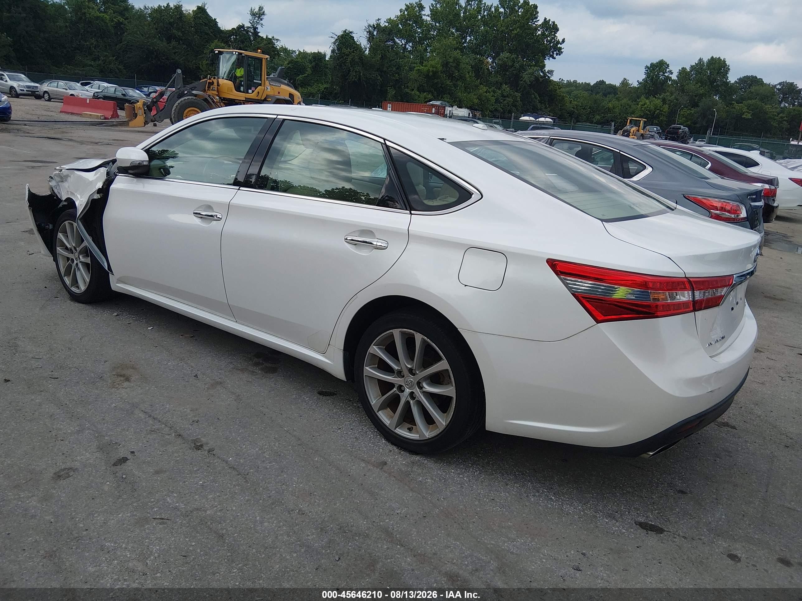 2014 Toyota Avalon Xle Touring White vin: 4T1BK1EB0EU116510