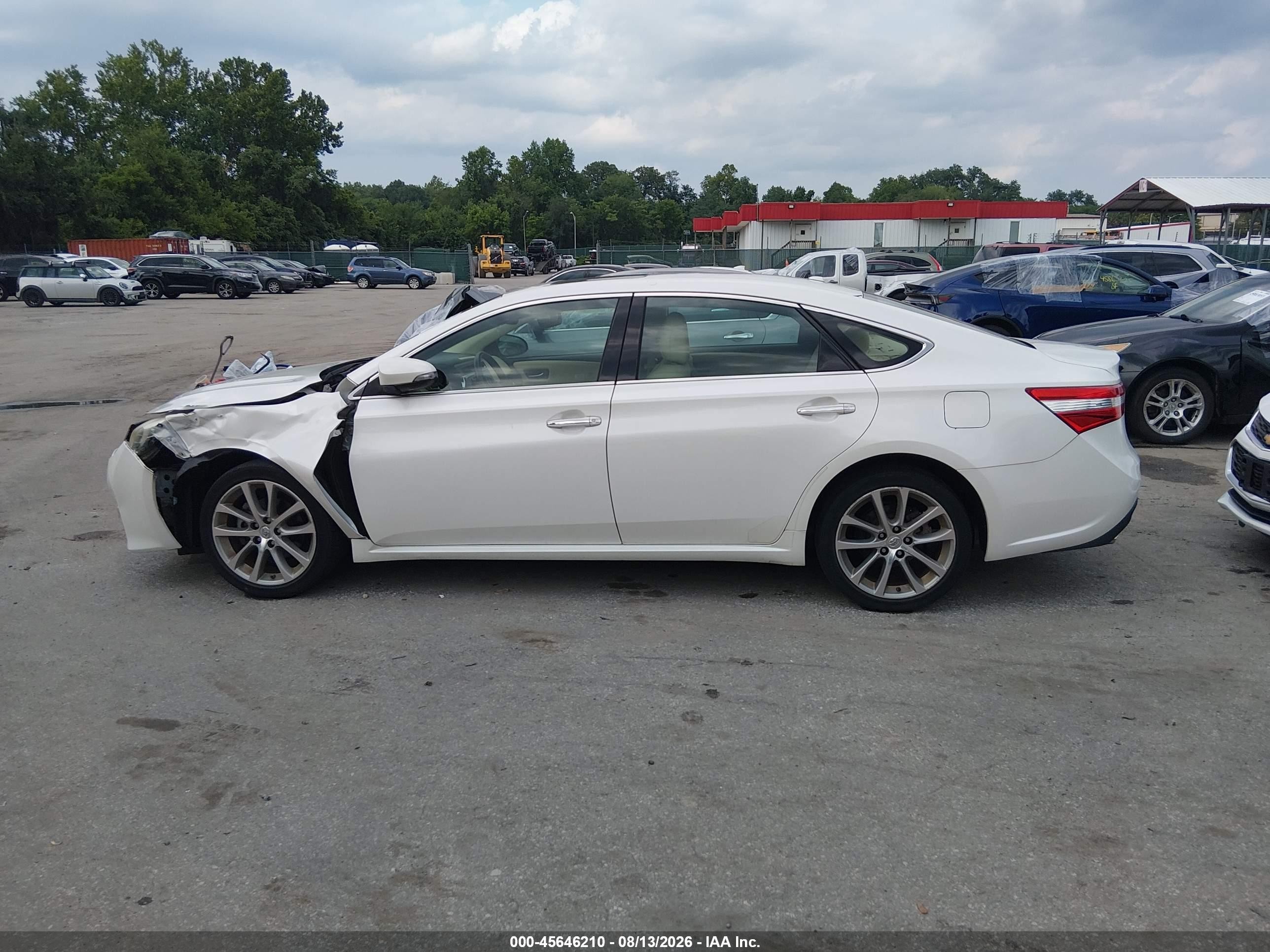 2014 Toyota Avalon Xle Touring White vin: 4T1BK1EB0EU116510