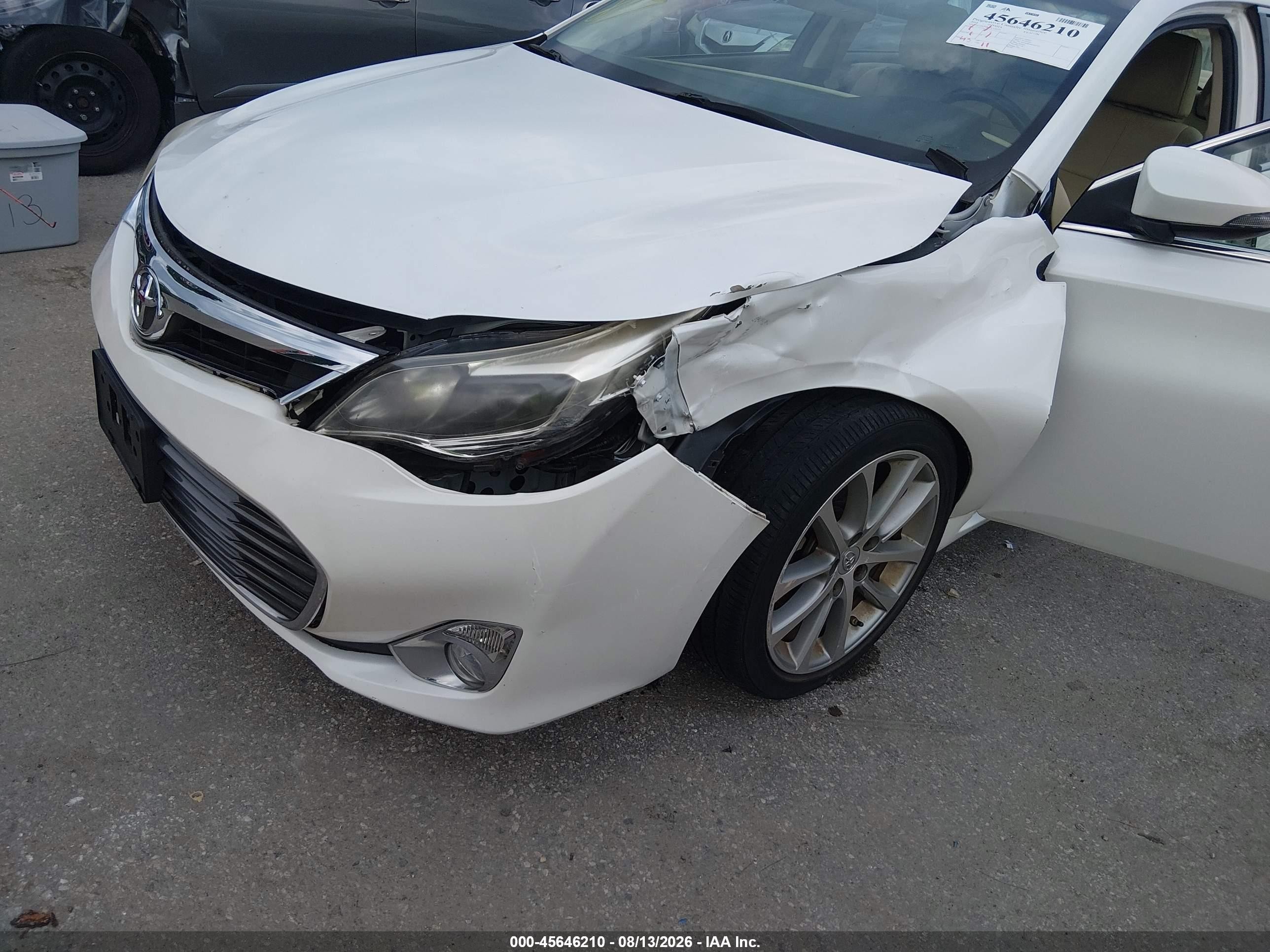 2014 Toyota Avalon Xle Touring White vin: 4T1BK1EB0EU116510