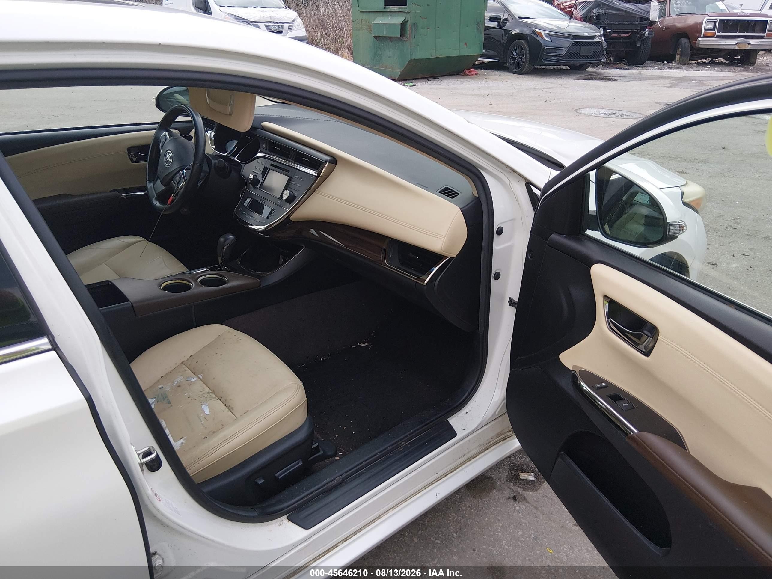 2014 Toyota Avalon Xle Touring White vin: 4T1BK1EB0EU116510