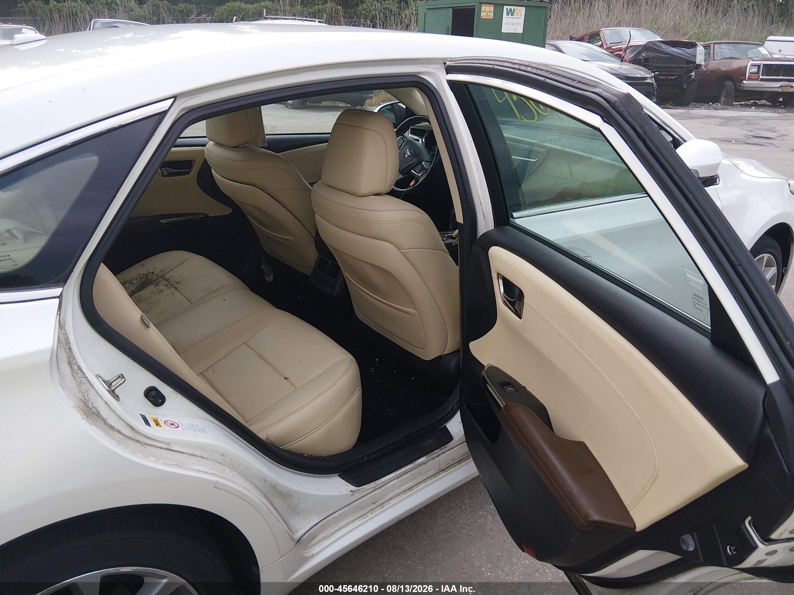 2014 Toyota Avalon Xle Touring White vin: 4T1BK1EB0EU116510