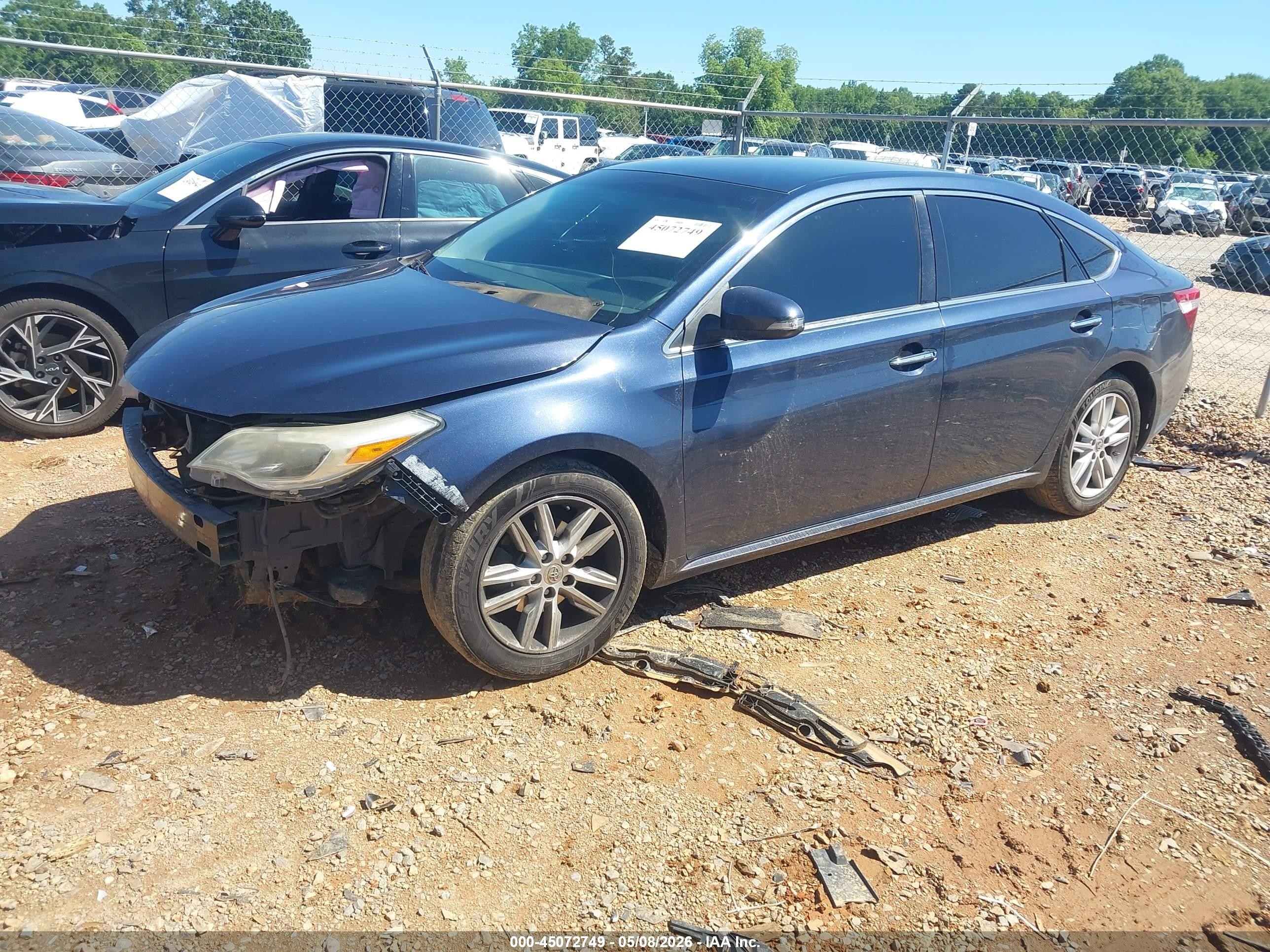 2014 Toyota Avalon Xle Blue vin: 4T1BK1EB0EU132206