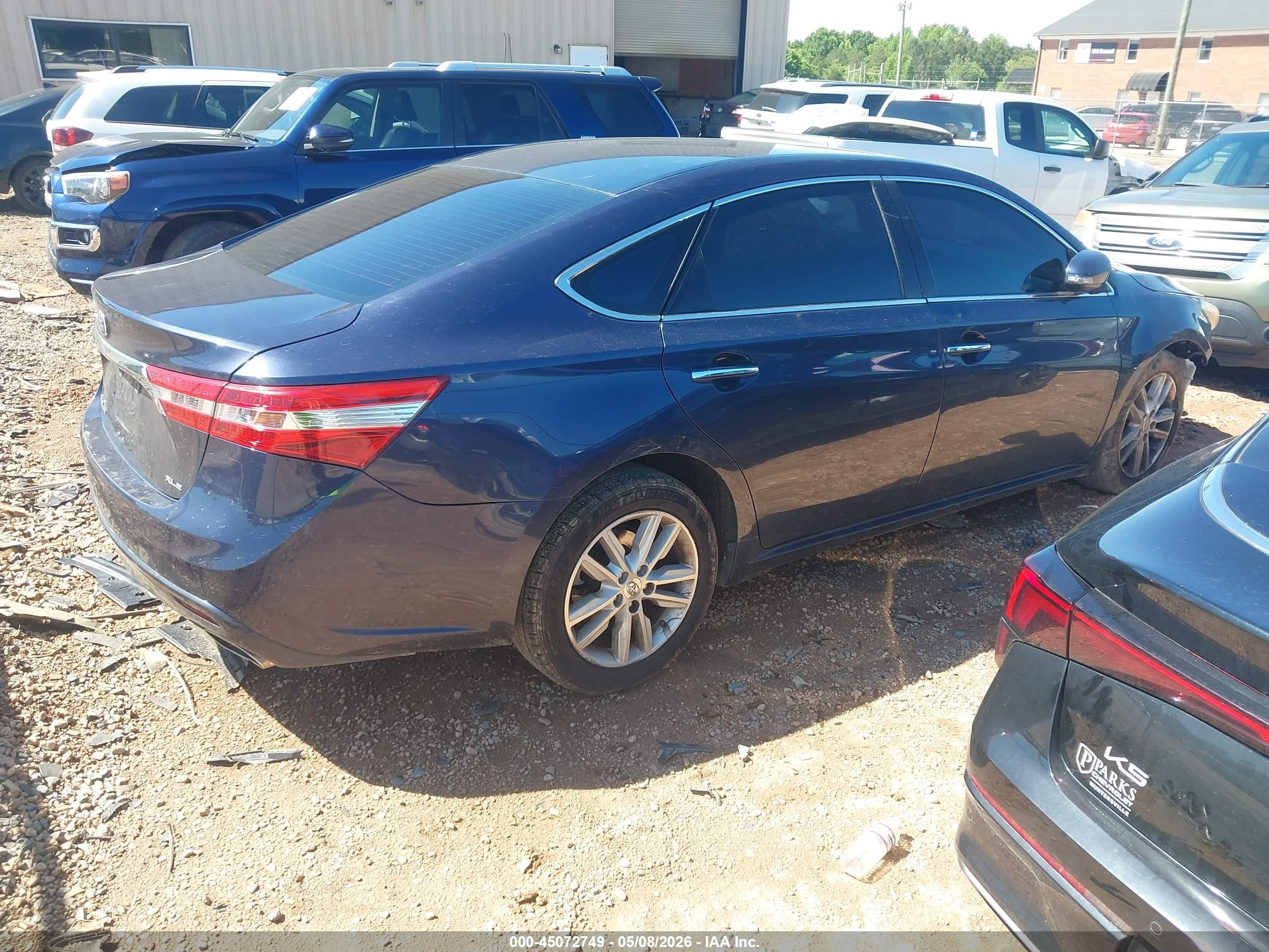 2014 Toyota Avalon Xle Blue vin: 4T1BK1EB0EU132206
