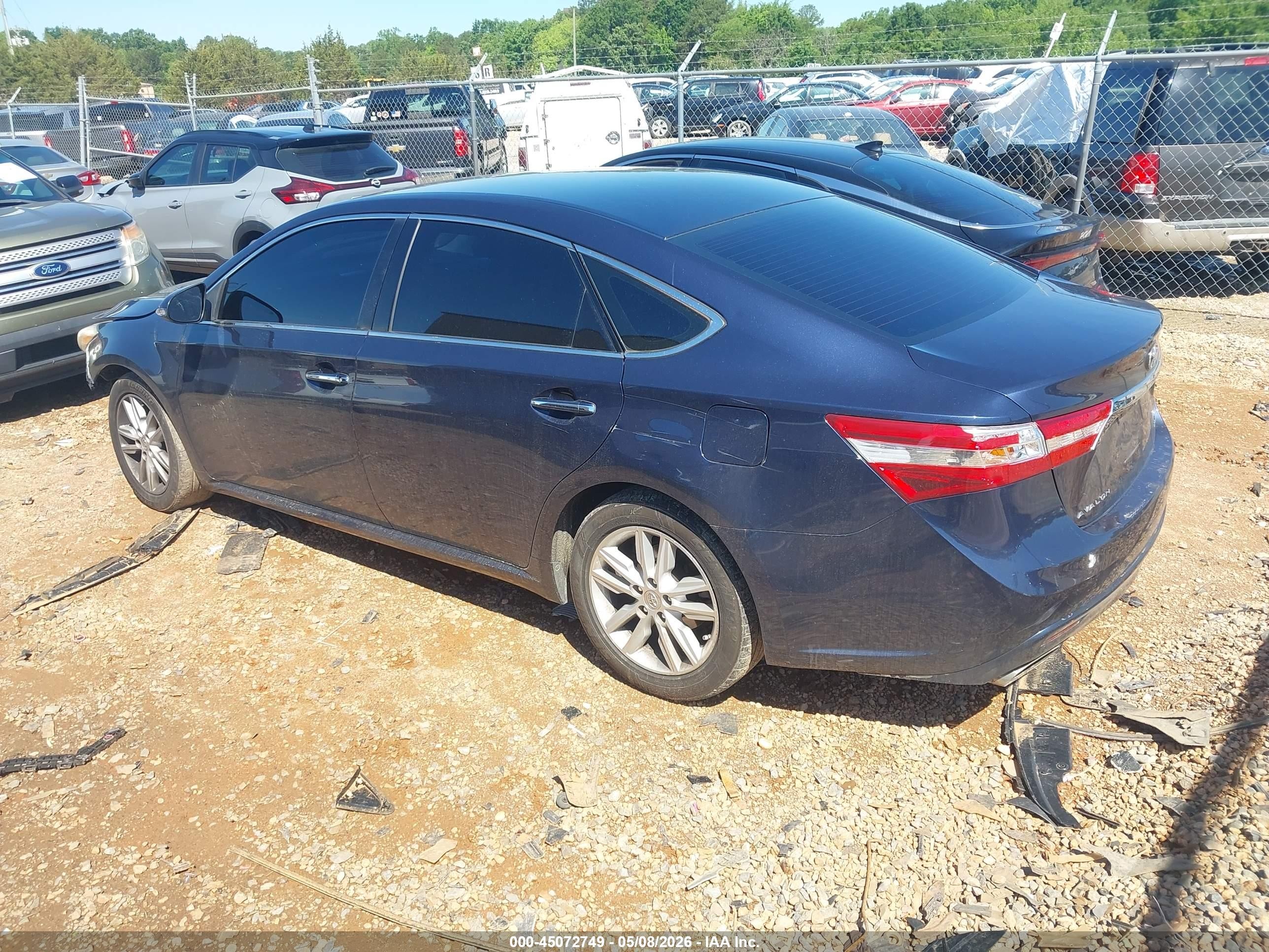 2014 Toyota Avalon Xle Blue vin: 4T1BK1EB0EU132206