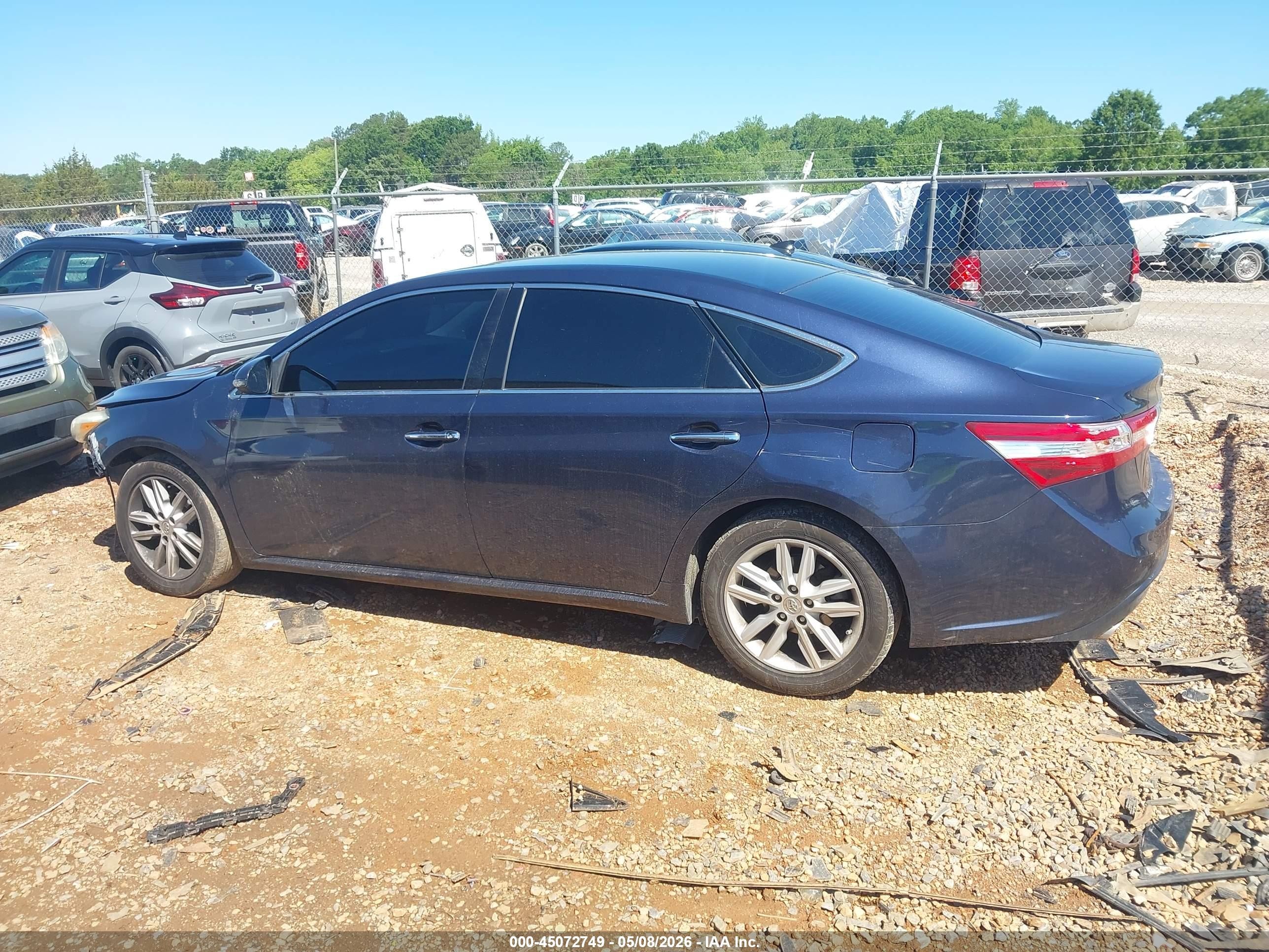 2014 Toyota Avalon Xle Blue vin: 4T1BK1EB0EU132206